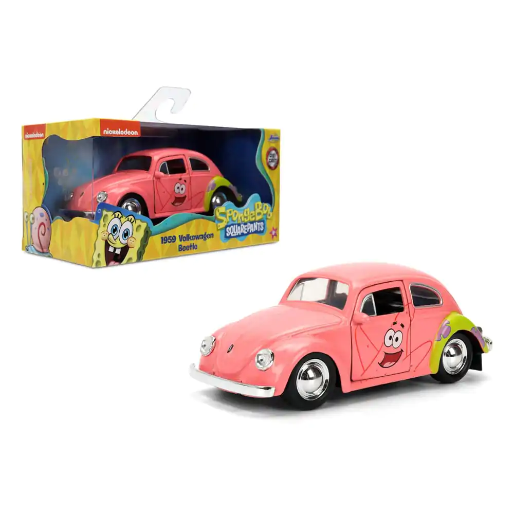Spongebob Squarepants Model Diecast 1/32 1959 VW Beetle Patrick zdjęcie produktu