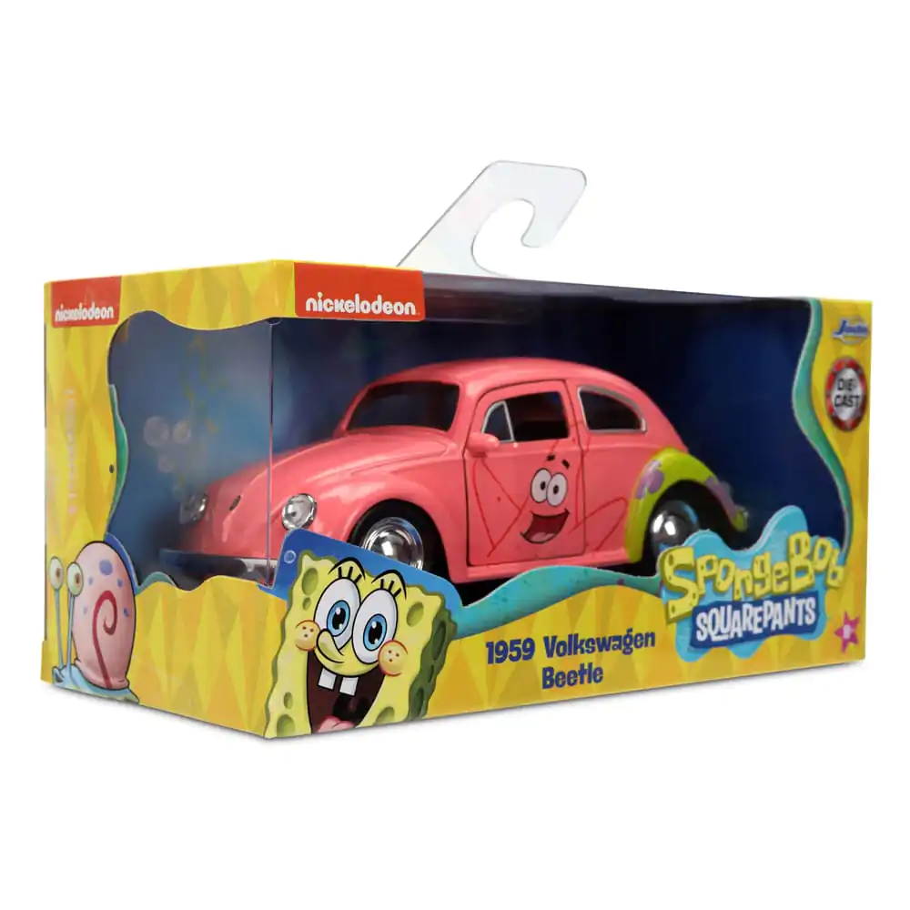 Spongebob Squarepants Model Diecast 1/32 1959 VW Beetle Patrick zdjęcie produktu
