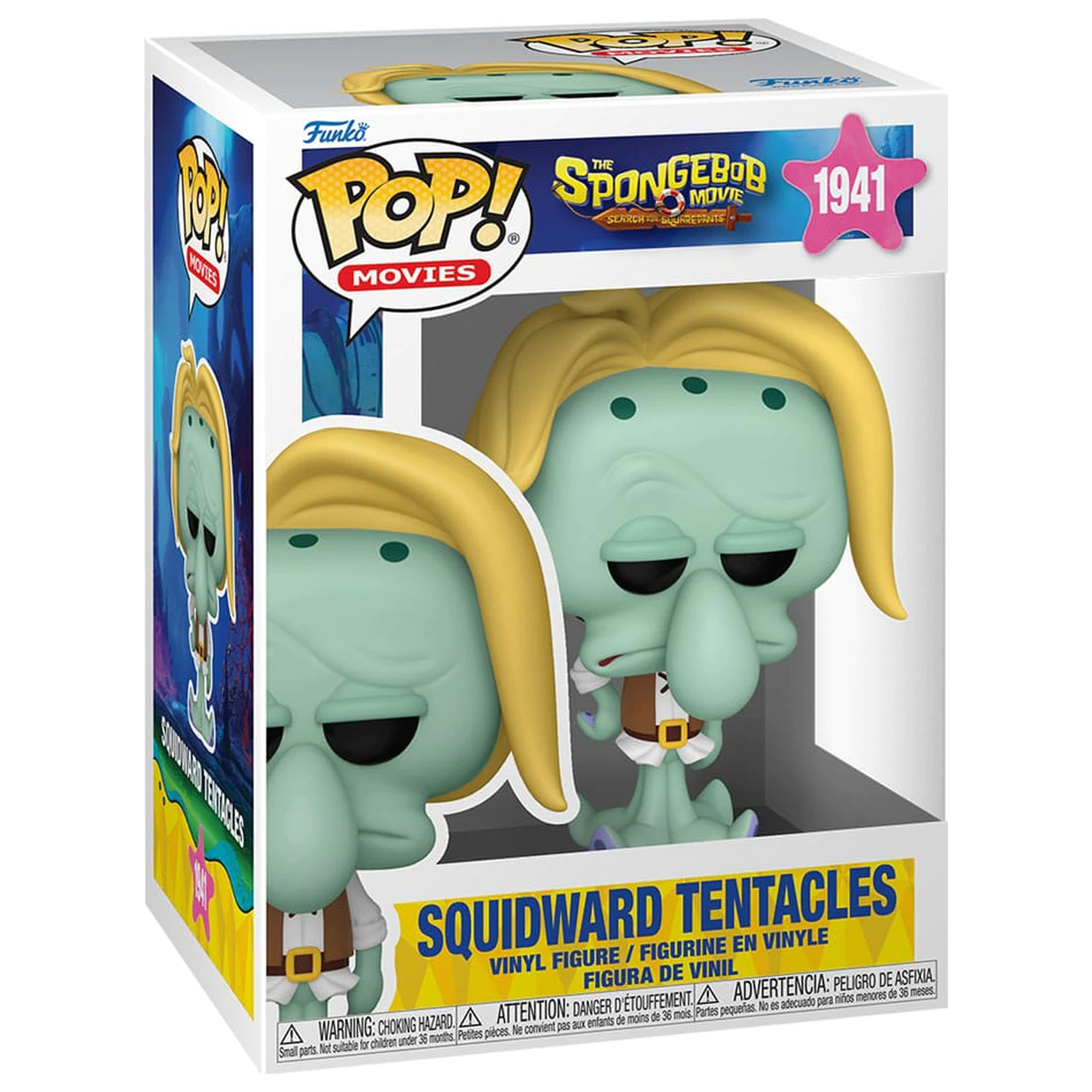 SpongeBob Kanciastoporty Funko POP! Winylu Figurka Skalmar Macko (Pirat) 9 cm zdjęcie produktu