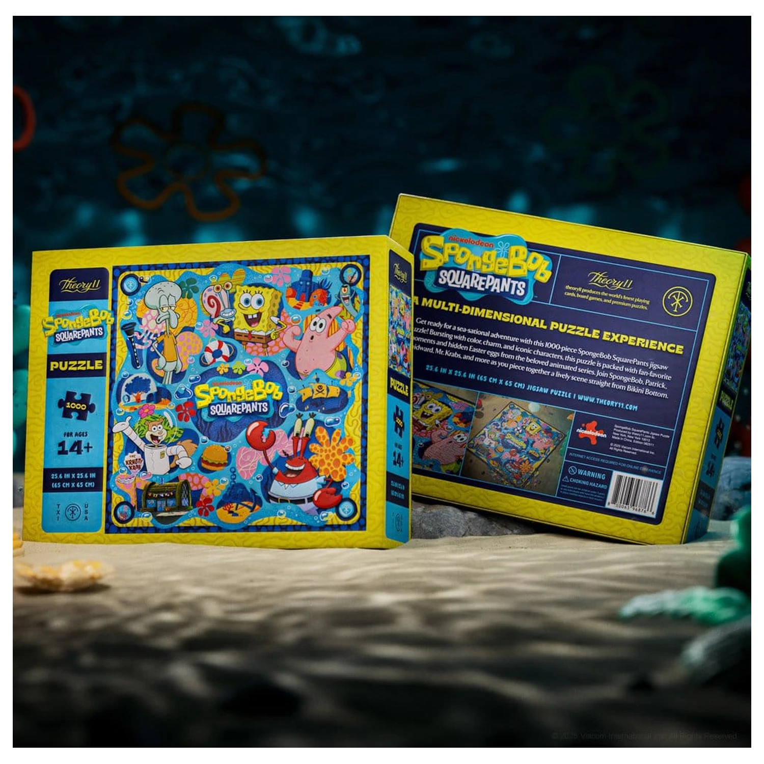 SpongeBob SquarePants wielowymiarowe puzzle (1000 elementów) zdjęcie produktu