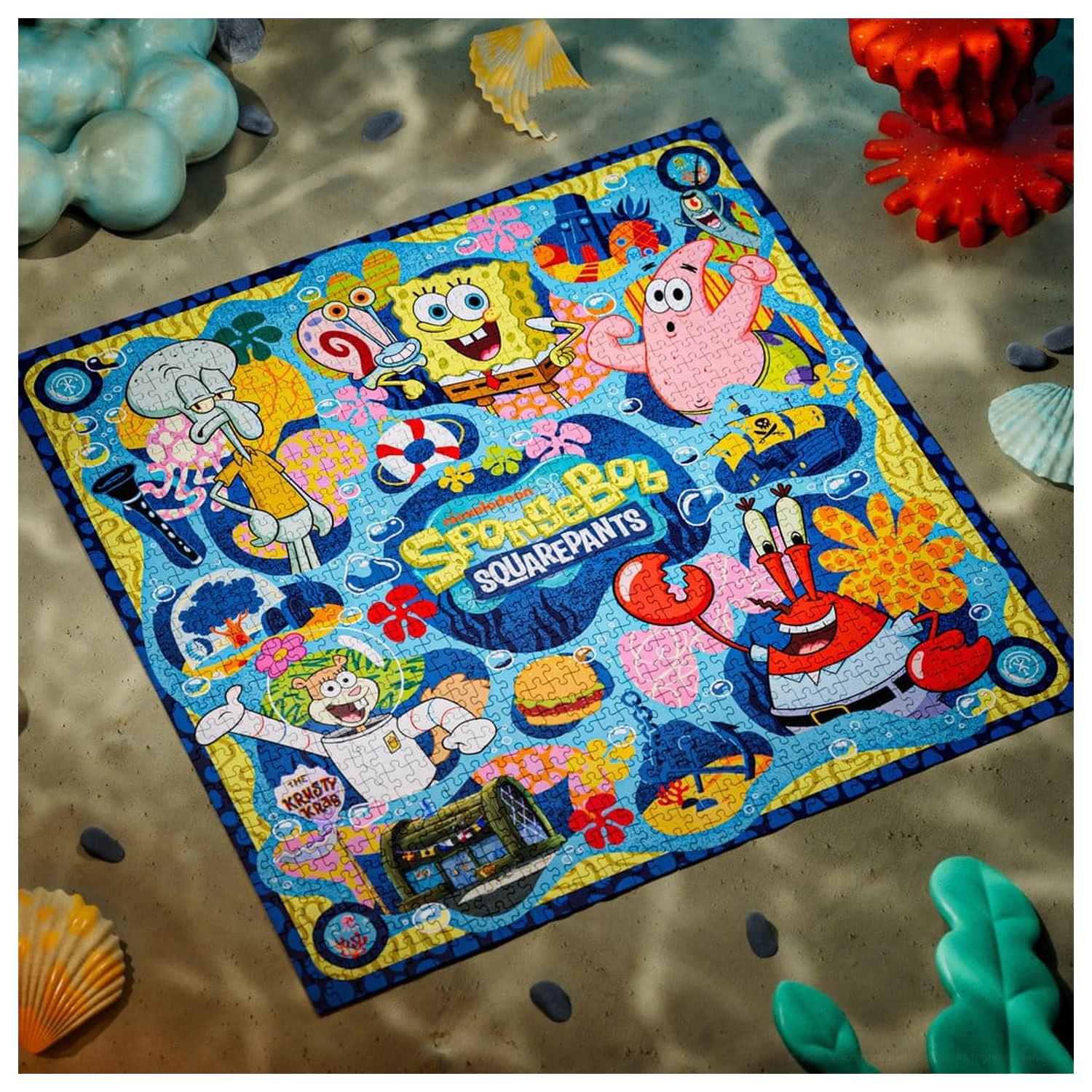 SpongeBob SquarePants wielowymiarowe puzzle (1000 elementów) zdjęcie produktu