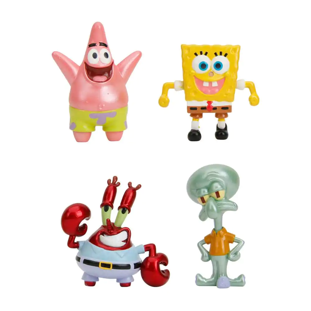 Spongebob Squarepants Nano Metalfigs Odlewane Mini Figurki 4-Pak Fala 1 4 cm zdjęcie produktu