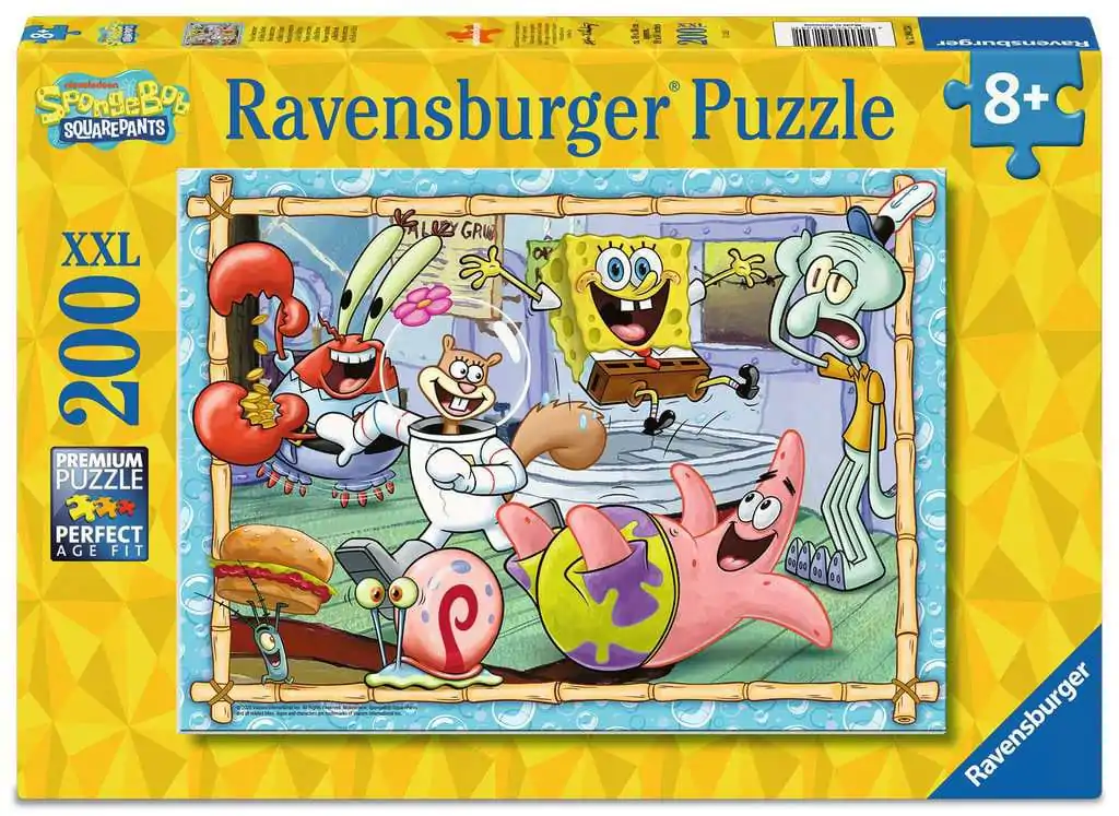 SpongeBob SquarePants Dziecięce Puzzle XXL New Adventures in Bikini Bottom (200 elementów) zdjęcie produktu