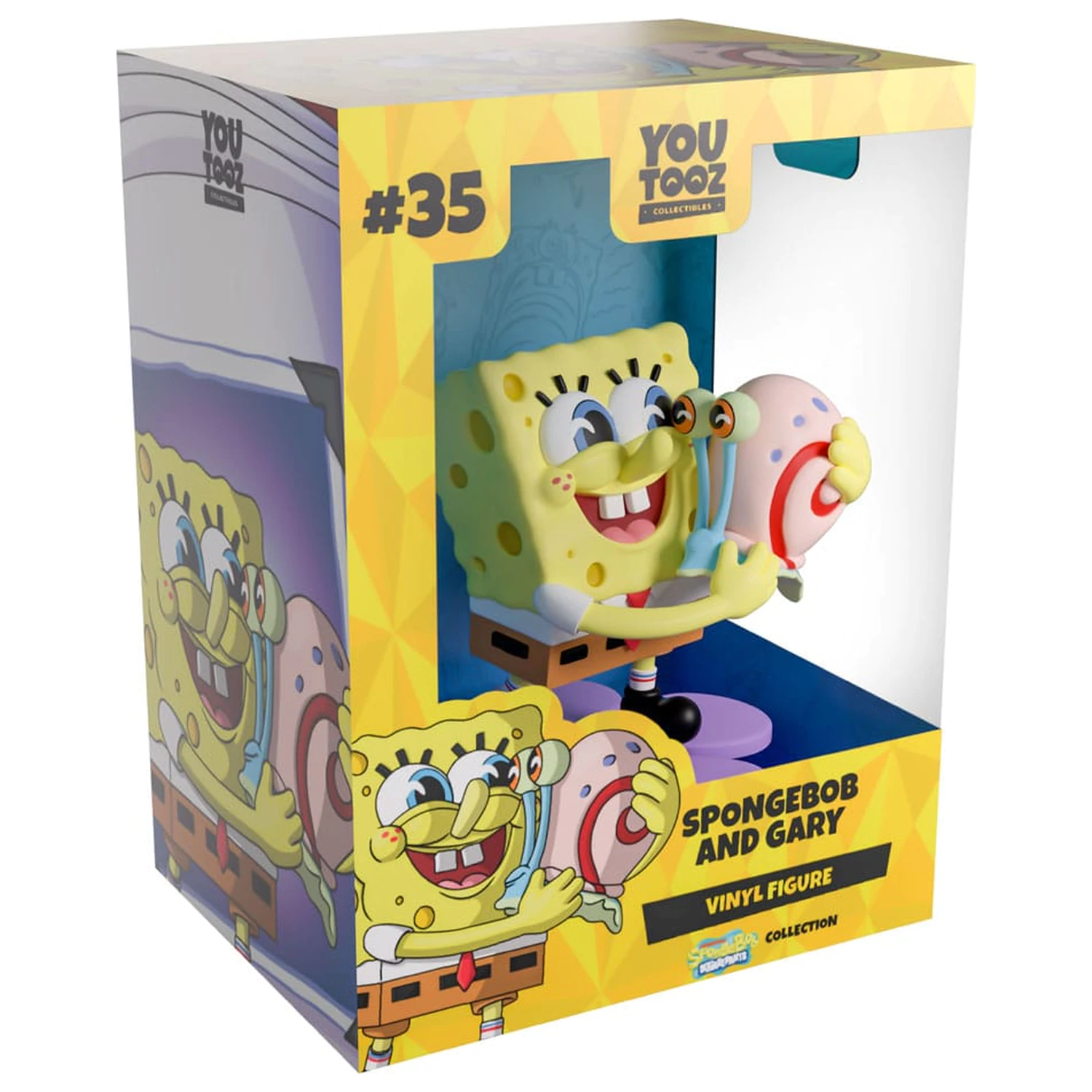 SpongeBob SquarePants Figurka winylowa Spongebob & Gary 9 cm zdjęcie produktu
