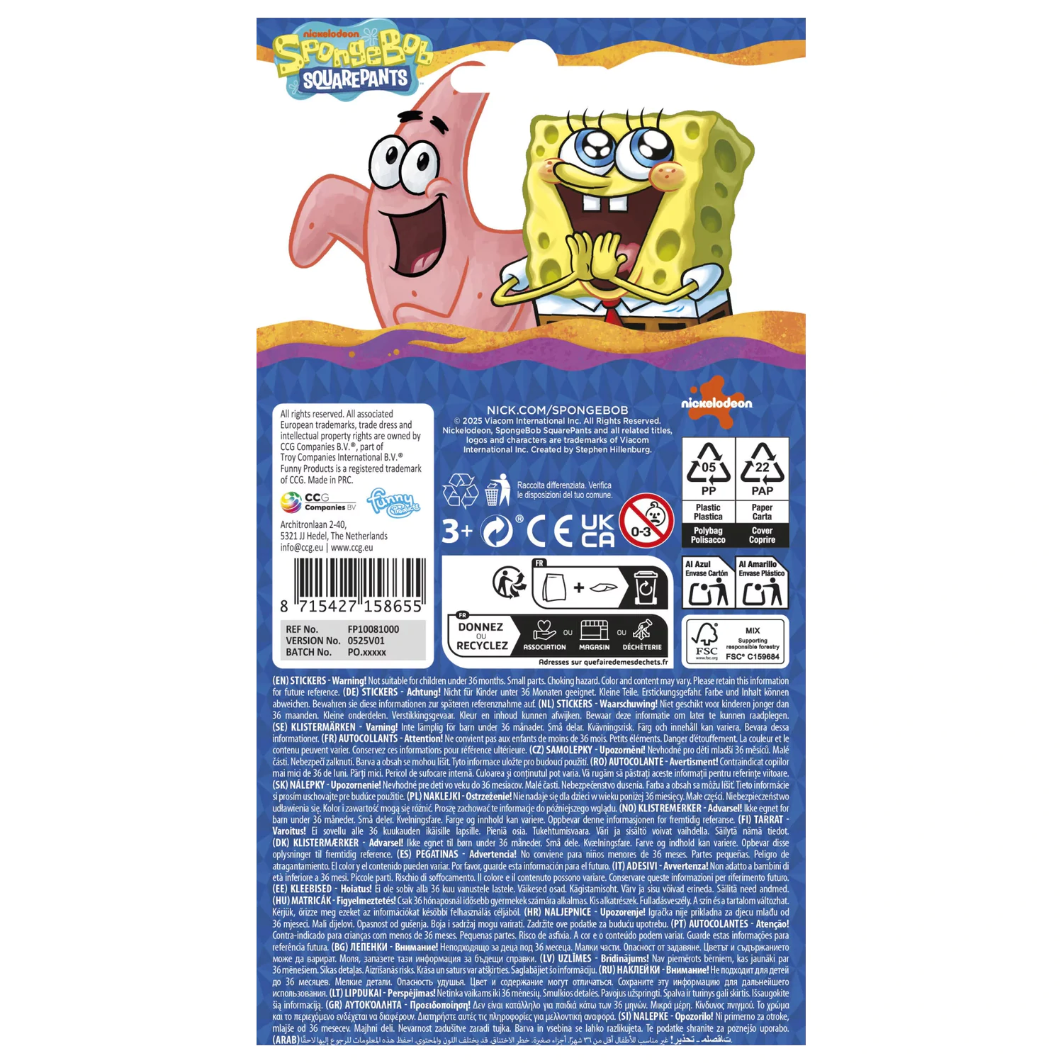 Naklejka SpongeBob Octopus zdjęcie produktu