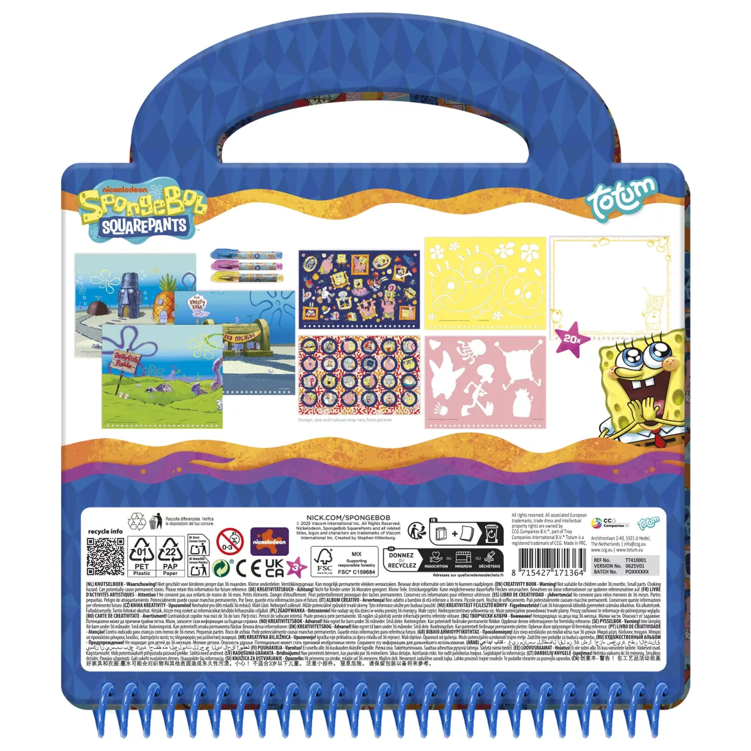 SpongeBob Smile zestaw aktywności zdjęcie produktu
