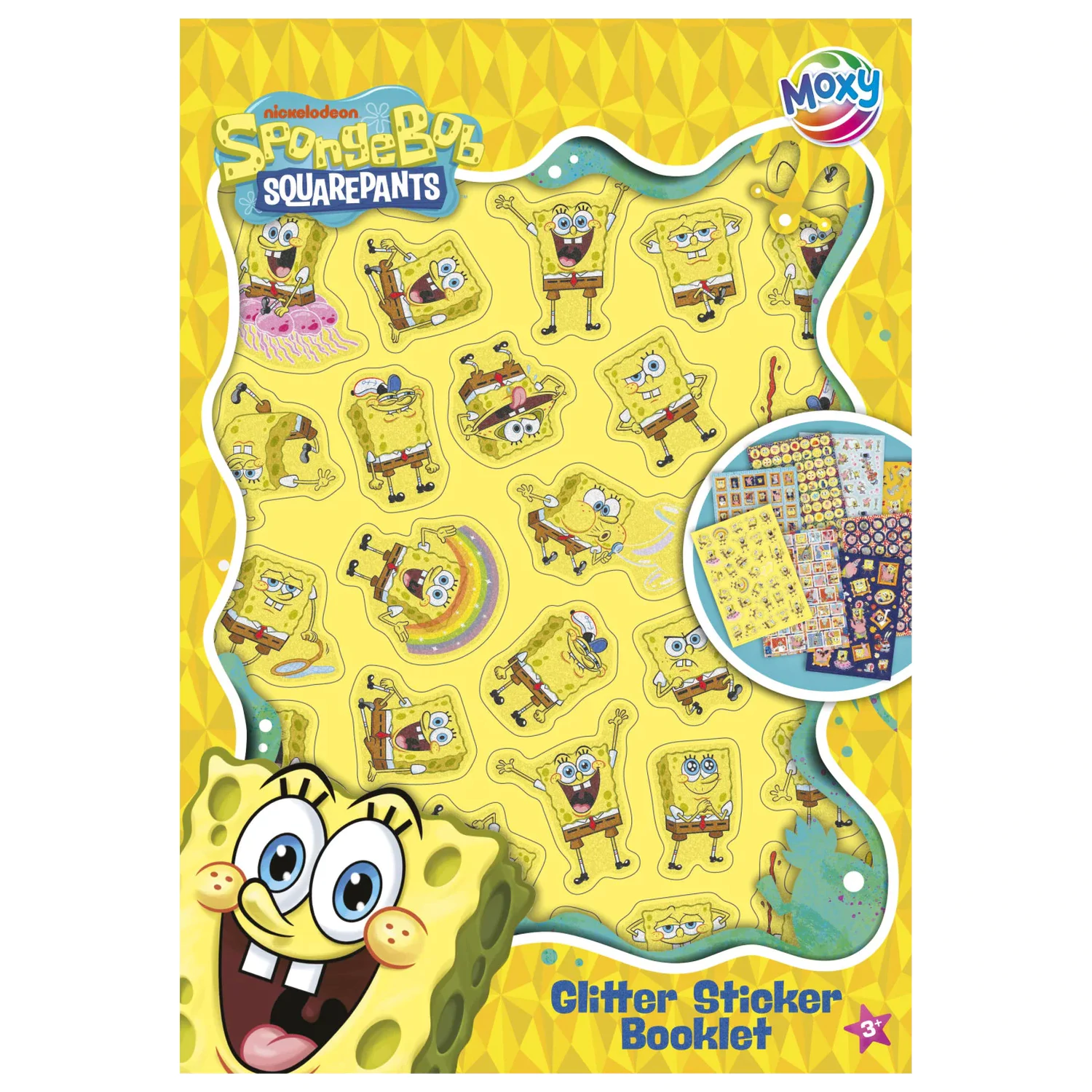SpongeBob Smile zestaw naklejek 8 arkuszy zdjęcie produktu