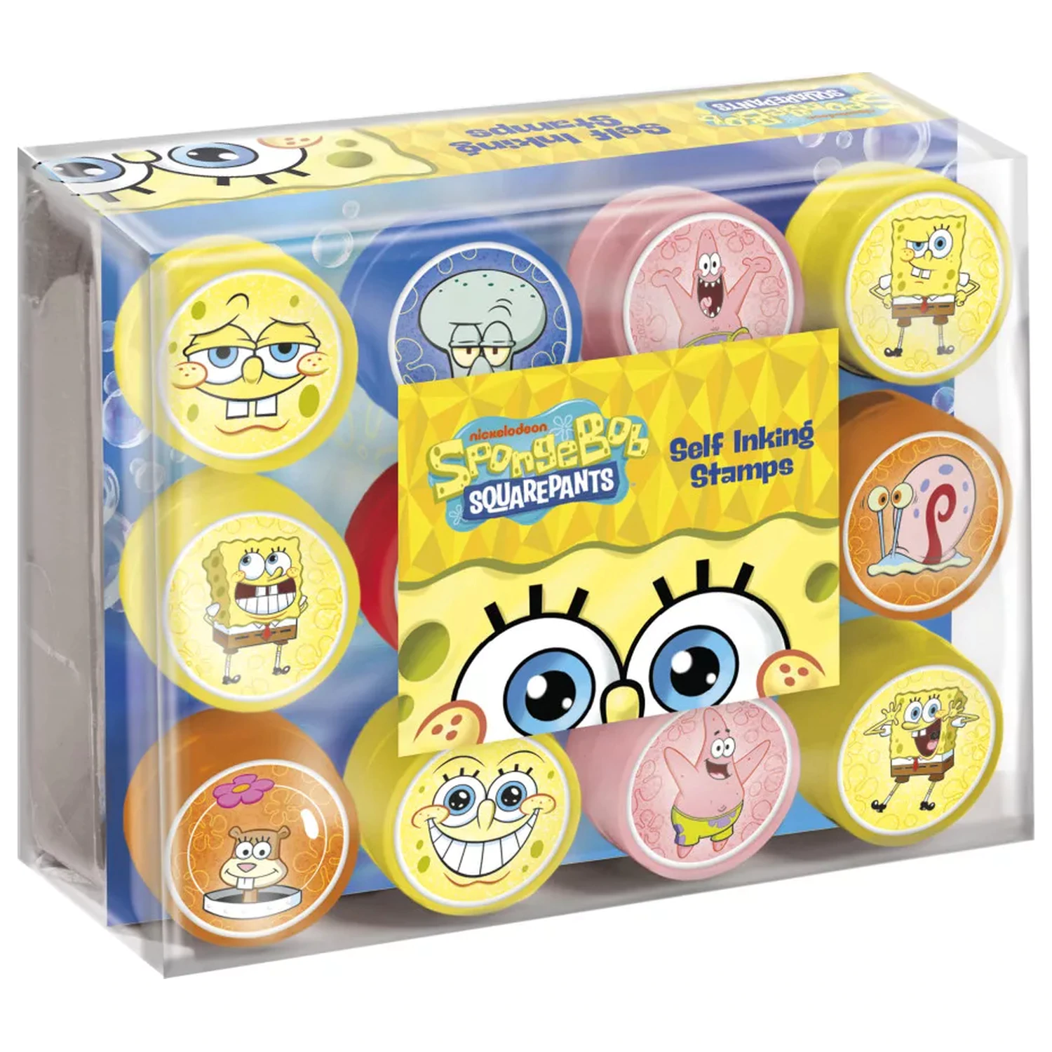 SpongeBob Smile Zestaw pieczątek 12 sztuk zdjęcie produktu