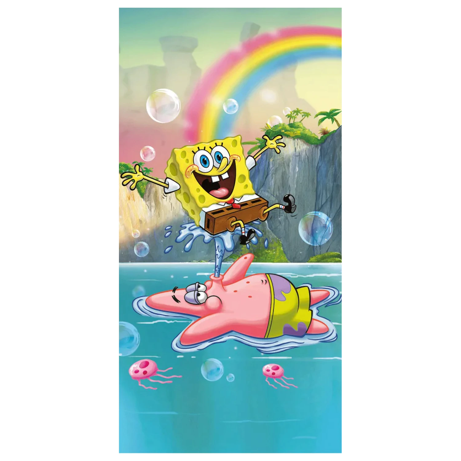 SpongeBob Tropical Duo Ręcznik 70x140cm zdjęcie produktu
