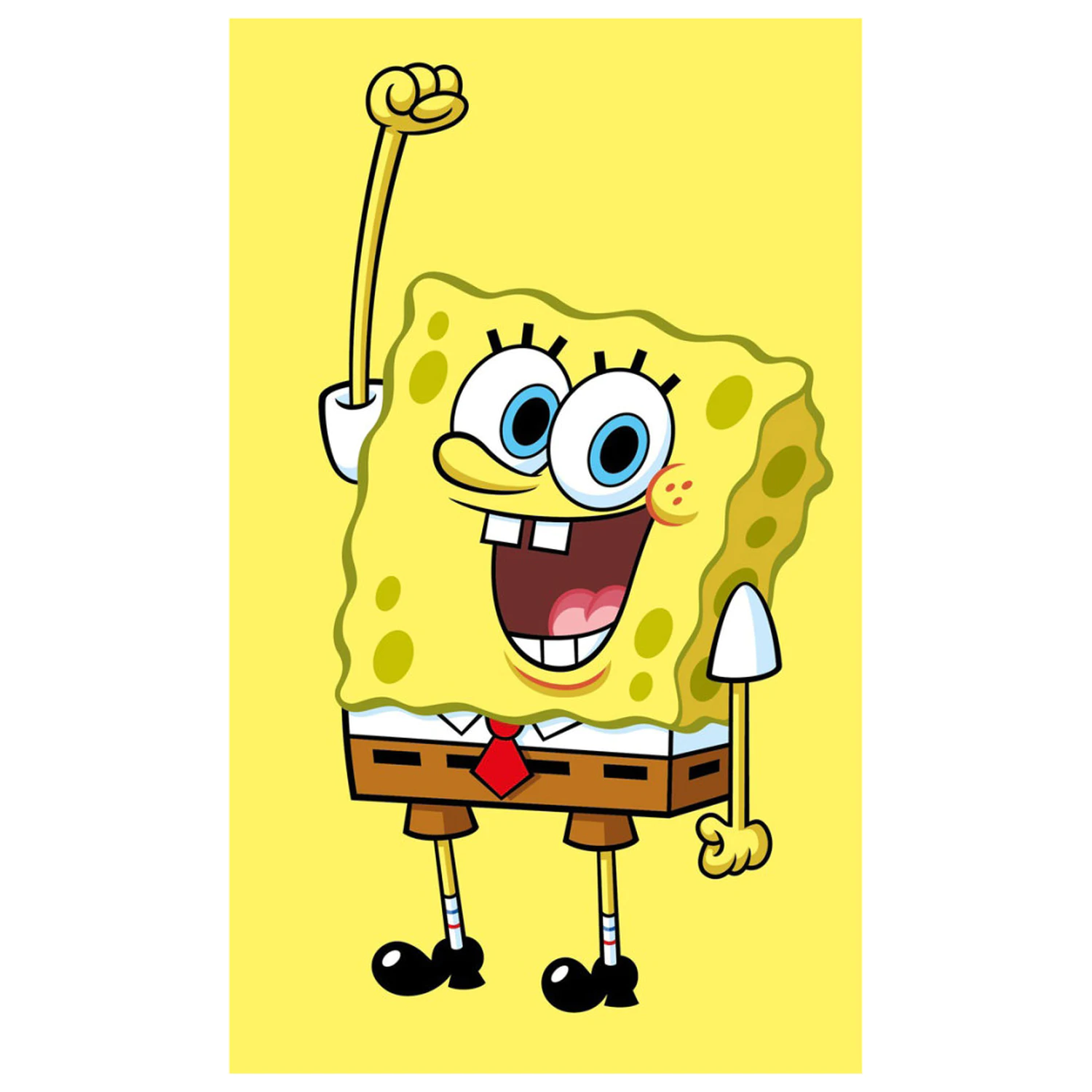 SpongeBob Żółty ręcznik do rąk i ręcznik do twarzy, ręcznik zdjęcie produktu