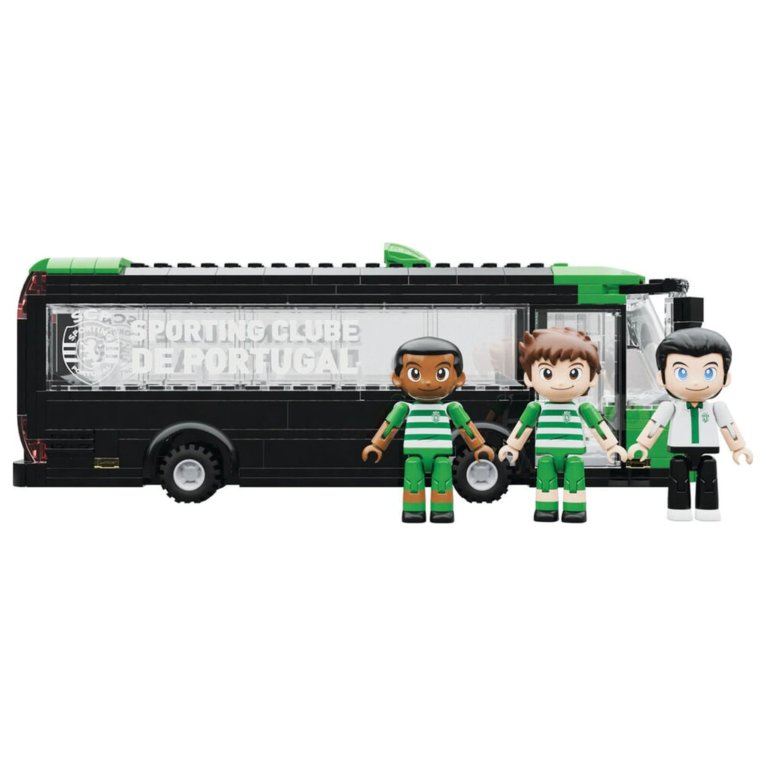 Zestaw autobusów Sporting CP z figurkami, 332 sztuki zdjęcie produktu