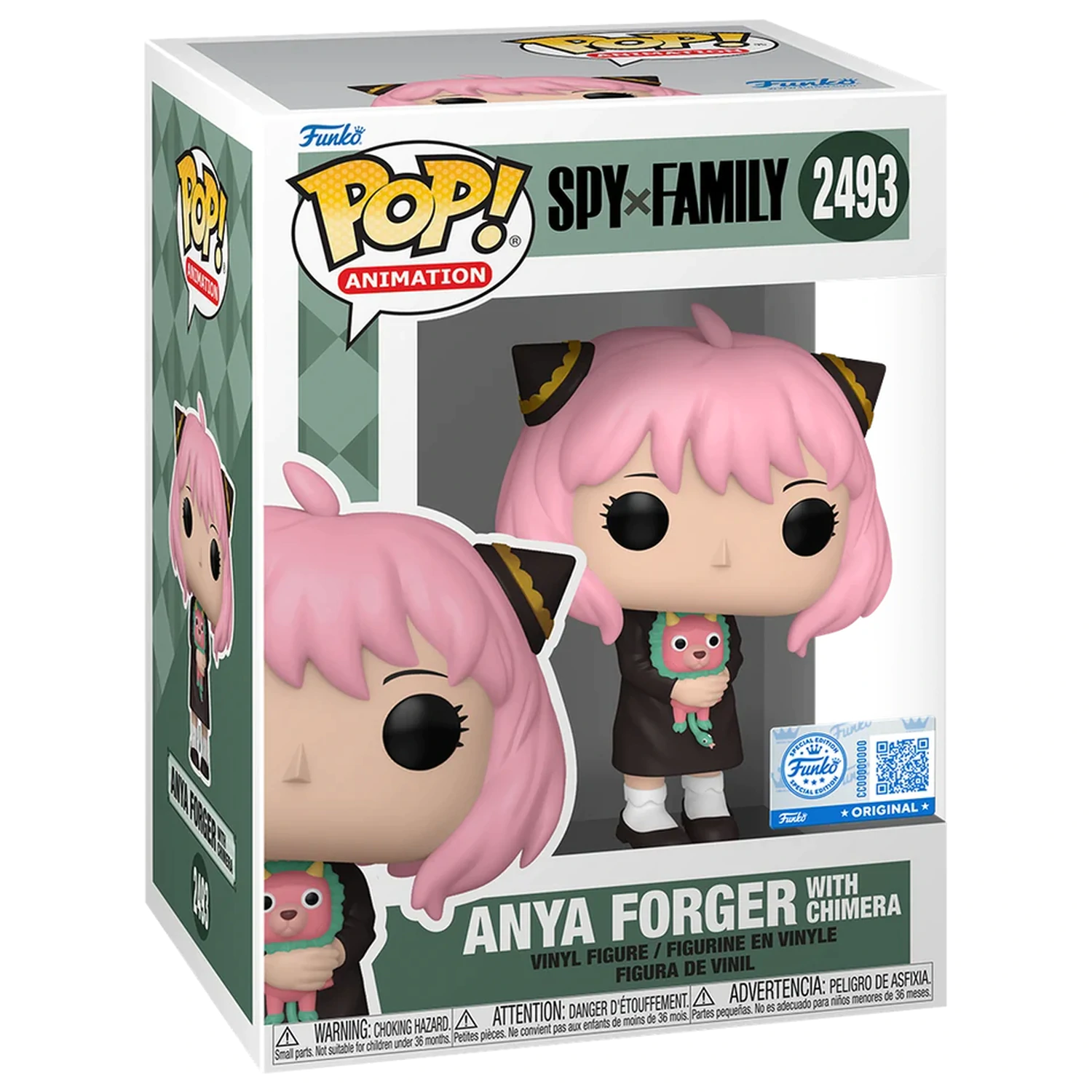 SPY x FAMILY Funko POP Animacja N° 2493 Anya Forger z Chimerą zdjęcie produktu