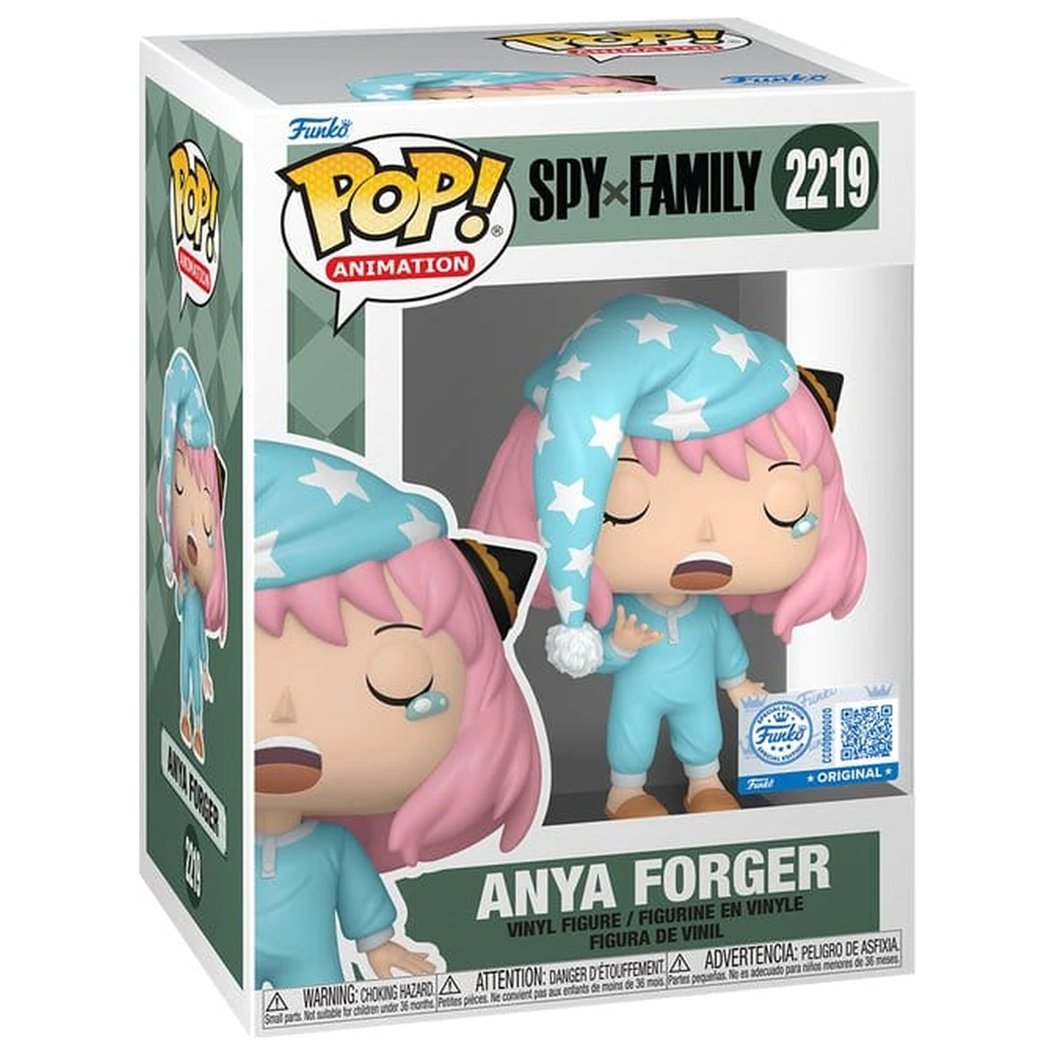 Spy x Family Funko POP! Animation Winyl Figurka Anya Forger (Pajamas) 9 cm zdjęcie produktu
