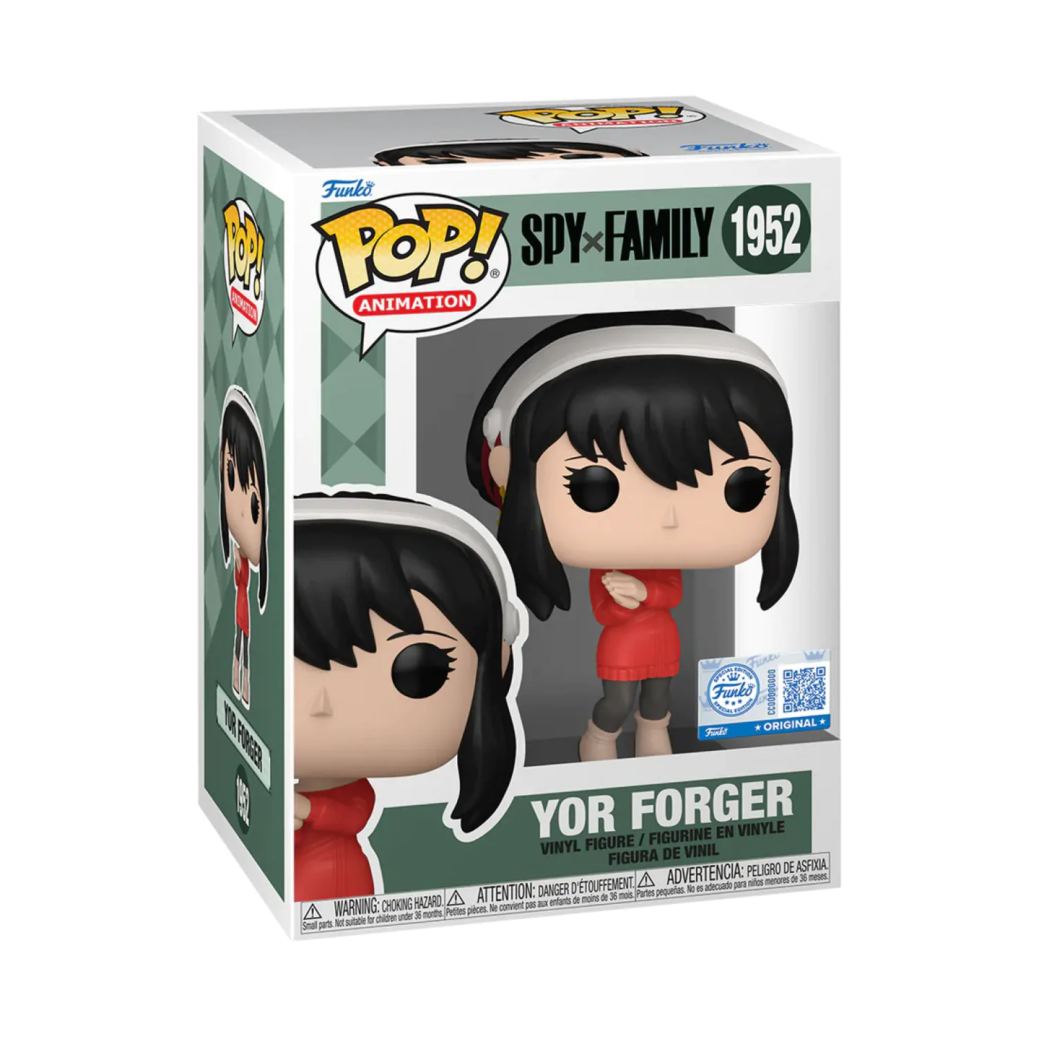 Spy x Family Pop! Animation Vinyl figurka Yor Forger (Red Sweater) Exclusive 9 cm zdjęcie produktu