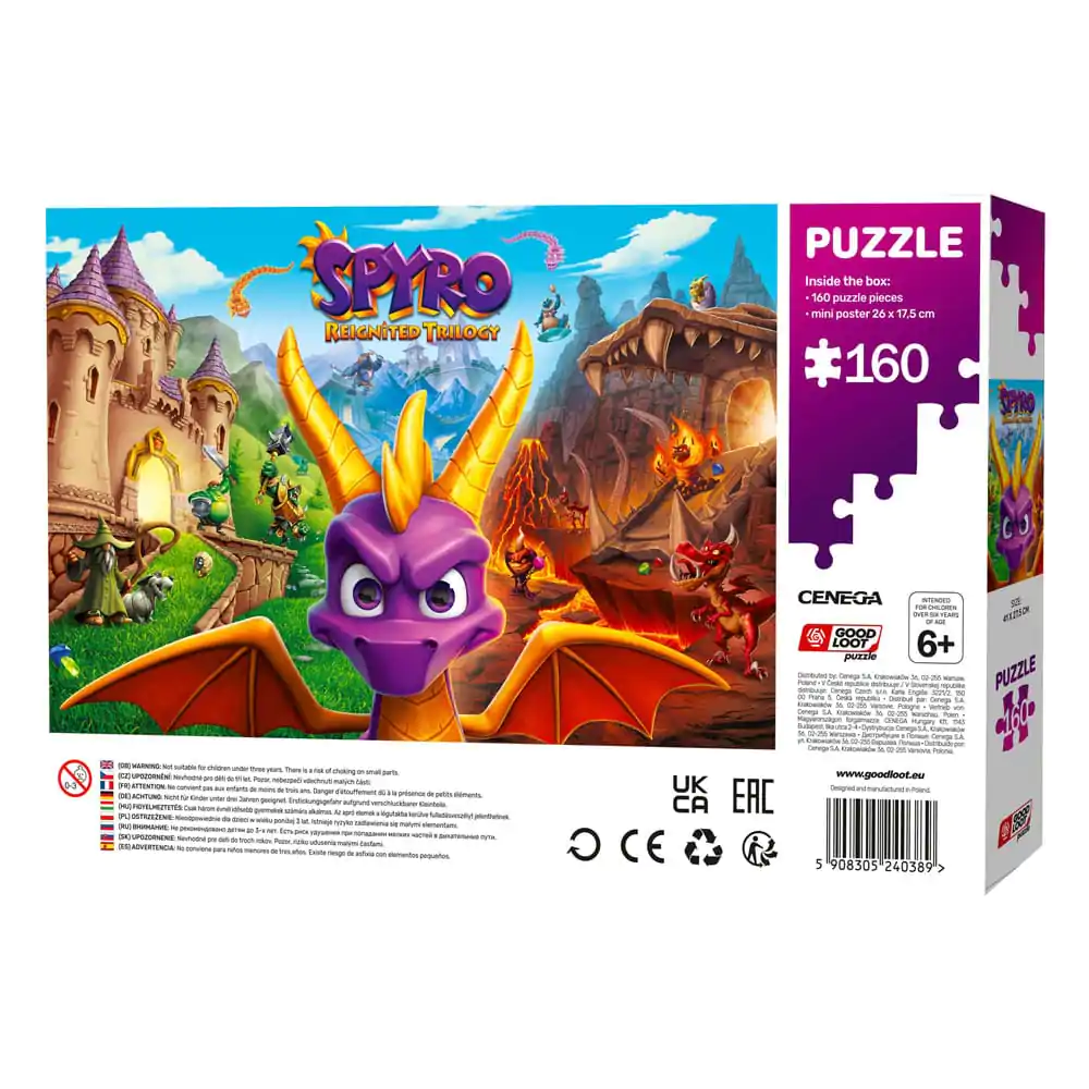 Puzzle dla dzieci Spyro Reignited Trilogy (160 elementów) zdjęcie produktu