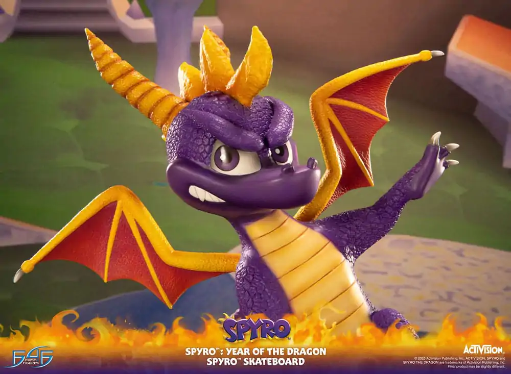 Statua Spyro : Year of the Dragon Spyro Skateboard 34 cm zdjęcie produktu