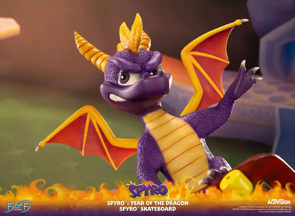 Statua Spyro : Year of the Dragon Spyro Skateboard 34 cm zdjęcie produktu