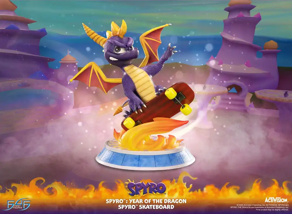 Statua Spyro : Year of the Dragon Spyro Skateboard 34 cm zdjęcie produktu