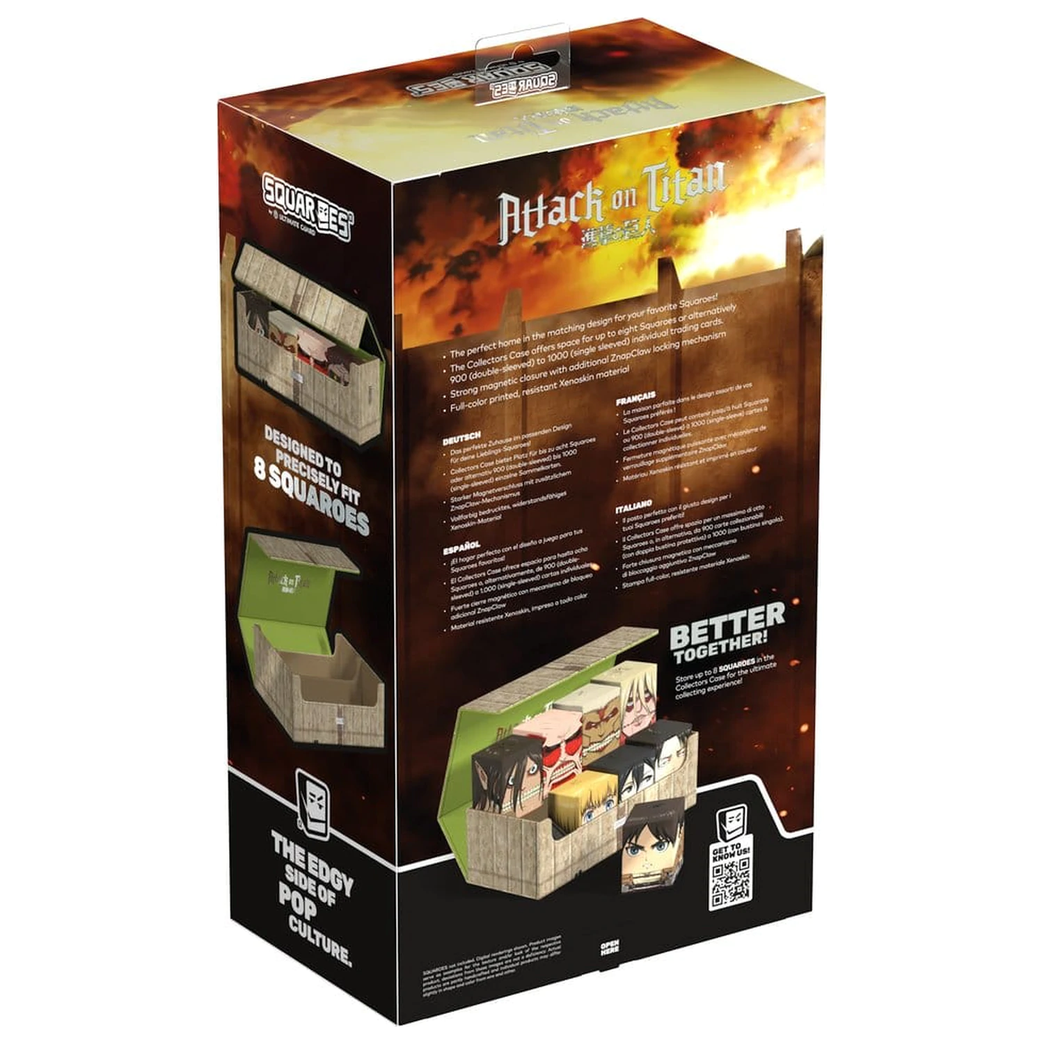 Squaroes - Kolekcjonerskie etui 800 Attack on Titan - Shiganshina District zdjęcie produktu