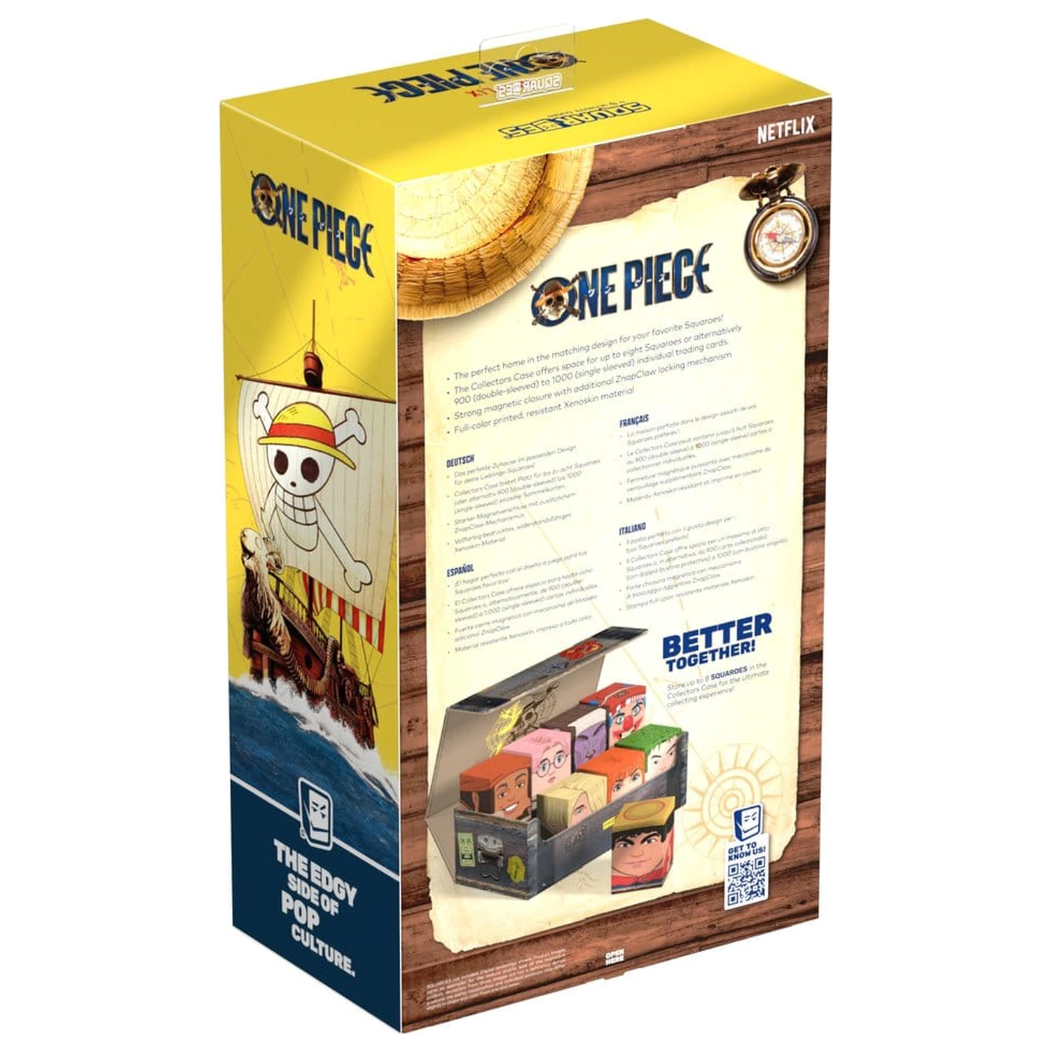 Squaroes Collectors Case 800 ONE PIECE - Drewniana Skrzynia zdjęcie produktu