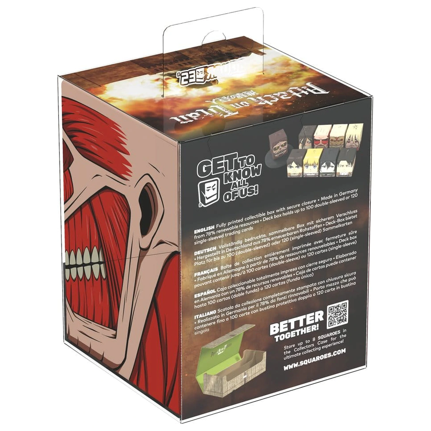 Squaroes Squaroe Attack on Titan AOT006 - Kolosalny Tytan zdjęcie produktu
