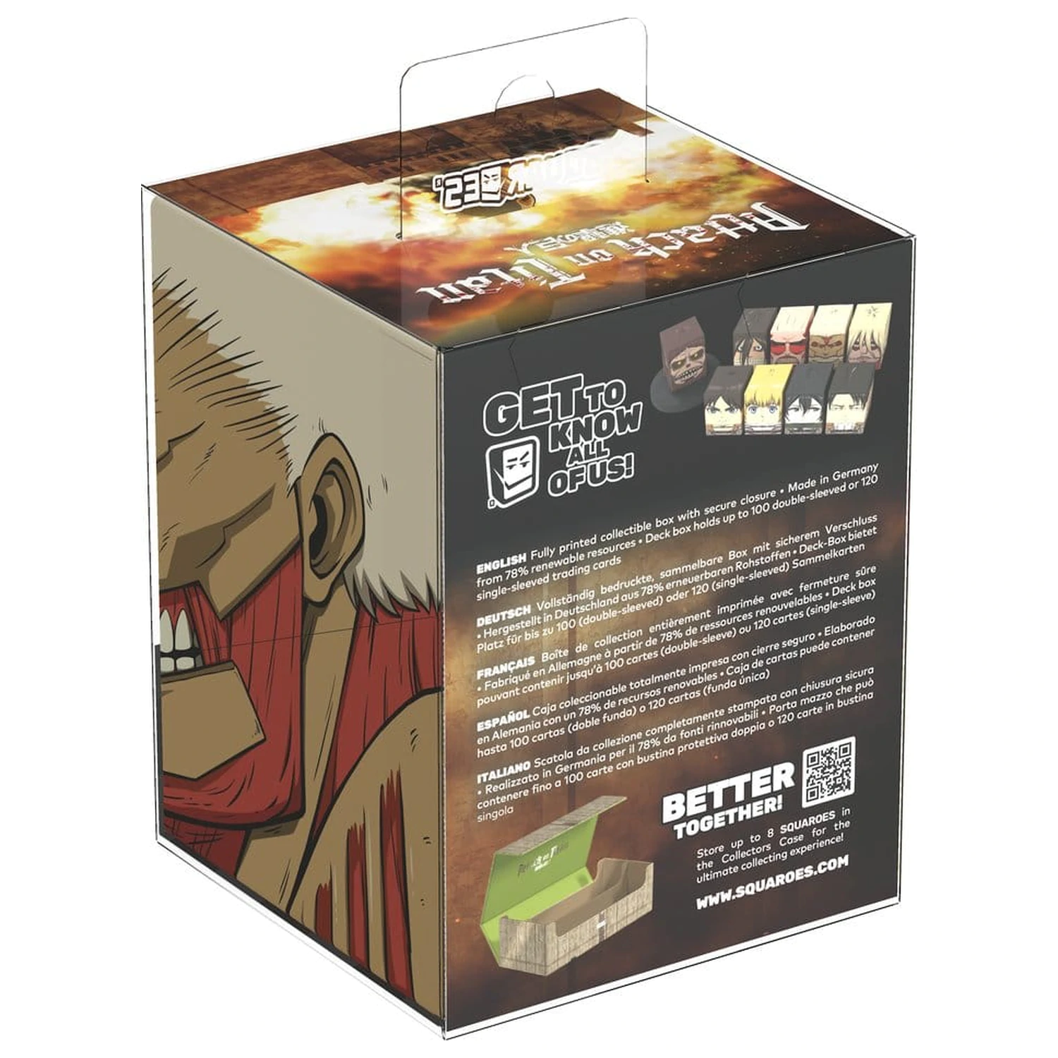 Squaroes Squaroe Attack on Titan AOT007 - Armored Titan zdjęcie produktu