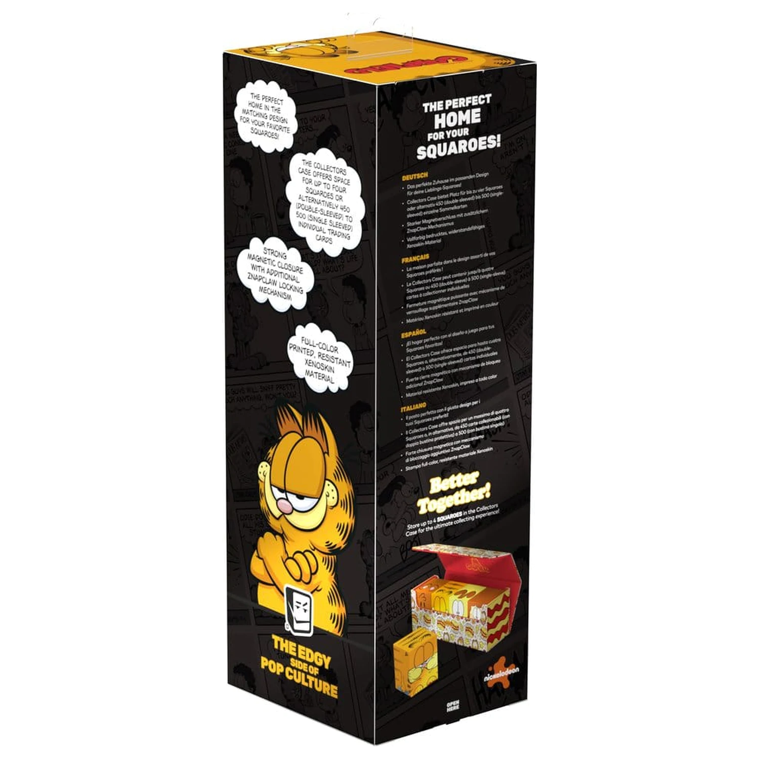Squaroes Squaroe Garfield Collectors Case - Pudełko Kolekcjonerskie - Monday Survival Lasagna zdjęcie produktu