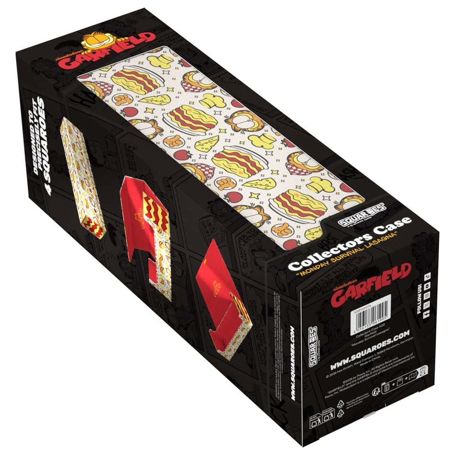 Squaroes Squaroe Garfield Collectors Case - Pudełko Kolekcjonerskie - Monday Survival Lasagna zdjęcie produktu