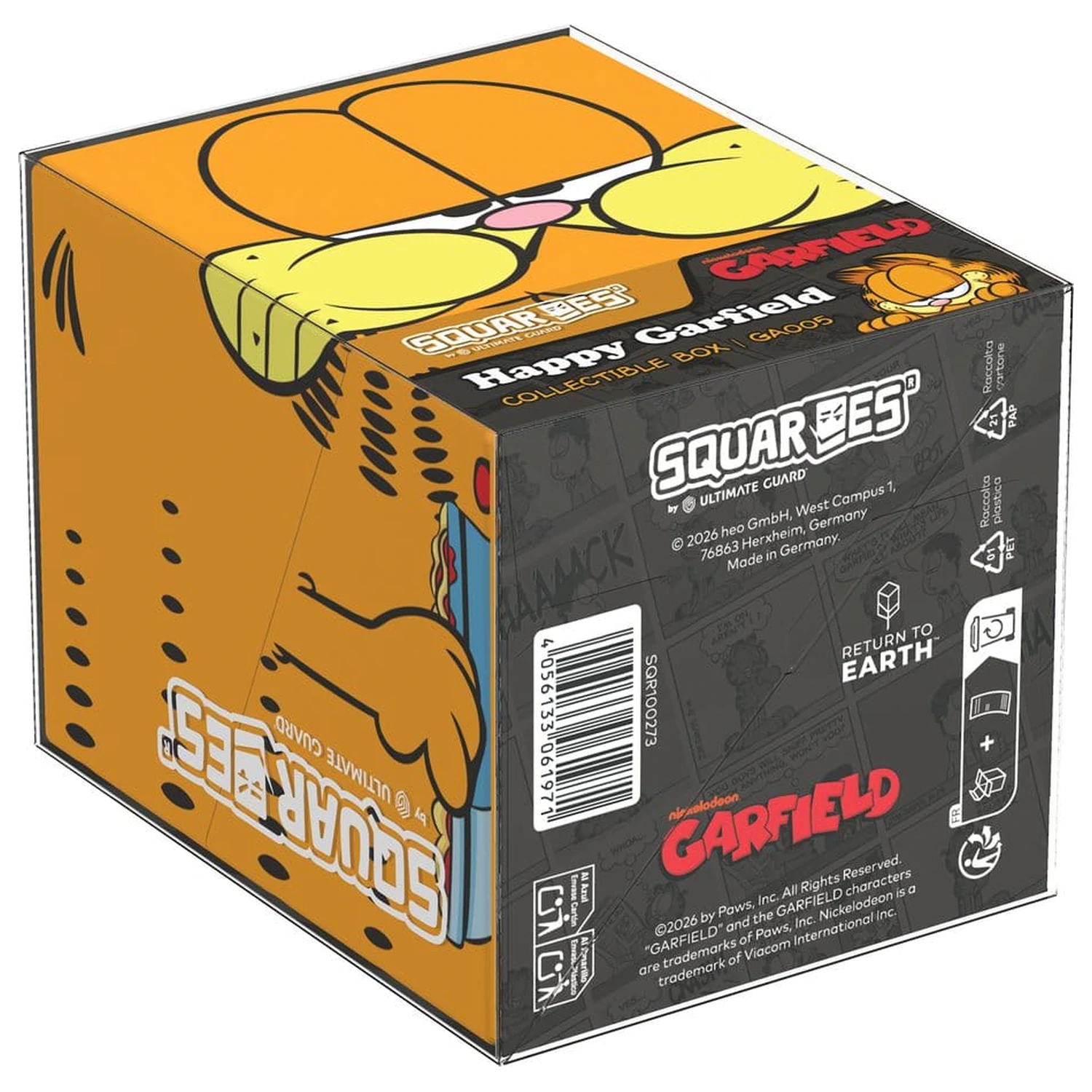 Pudełko na karty Squaroes Squaroe Garfield GA005 - Garfield (Happy Friday Lasagna) zdjęcie produktu