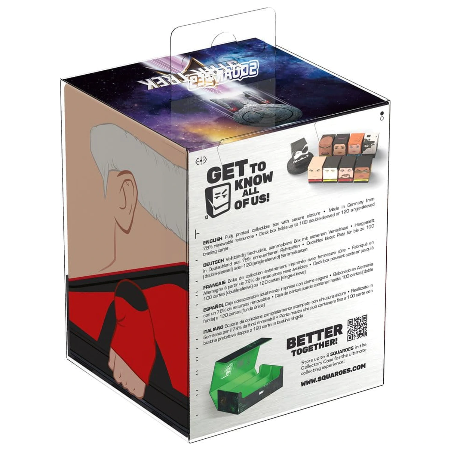 Squaroes Squaroe Star Trek: The Next Generation ST019 - Captain Picard zdjęcie produktu