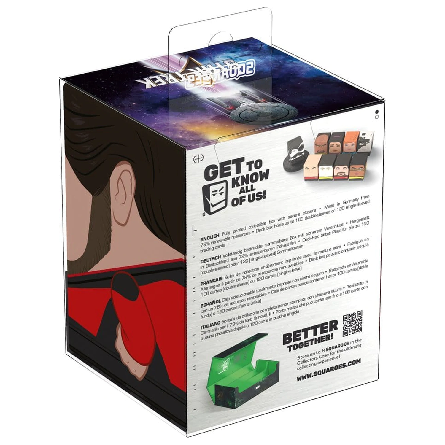 Squaroes Squaroe Star Trek: The Next Generation ST021 - William Riker zdjęcie produktu