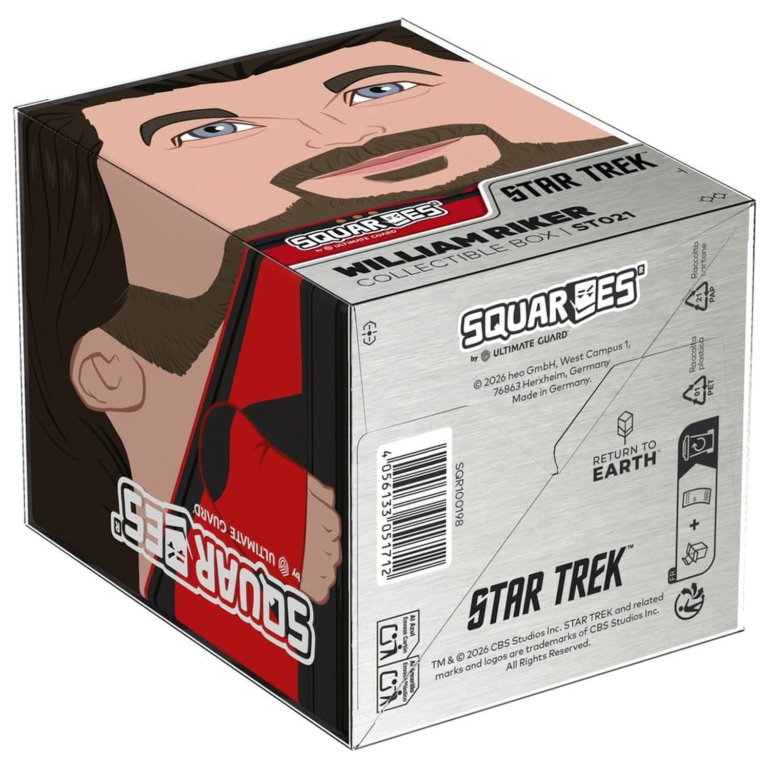 Squaroes Squaroe Star Trek: The Next Generation ST021 - William Riker zdjęcie produktu