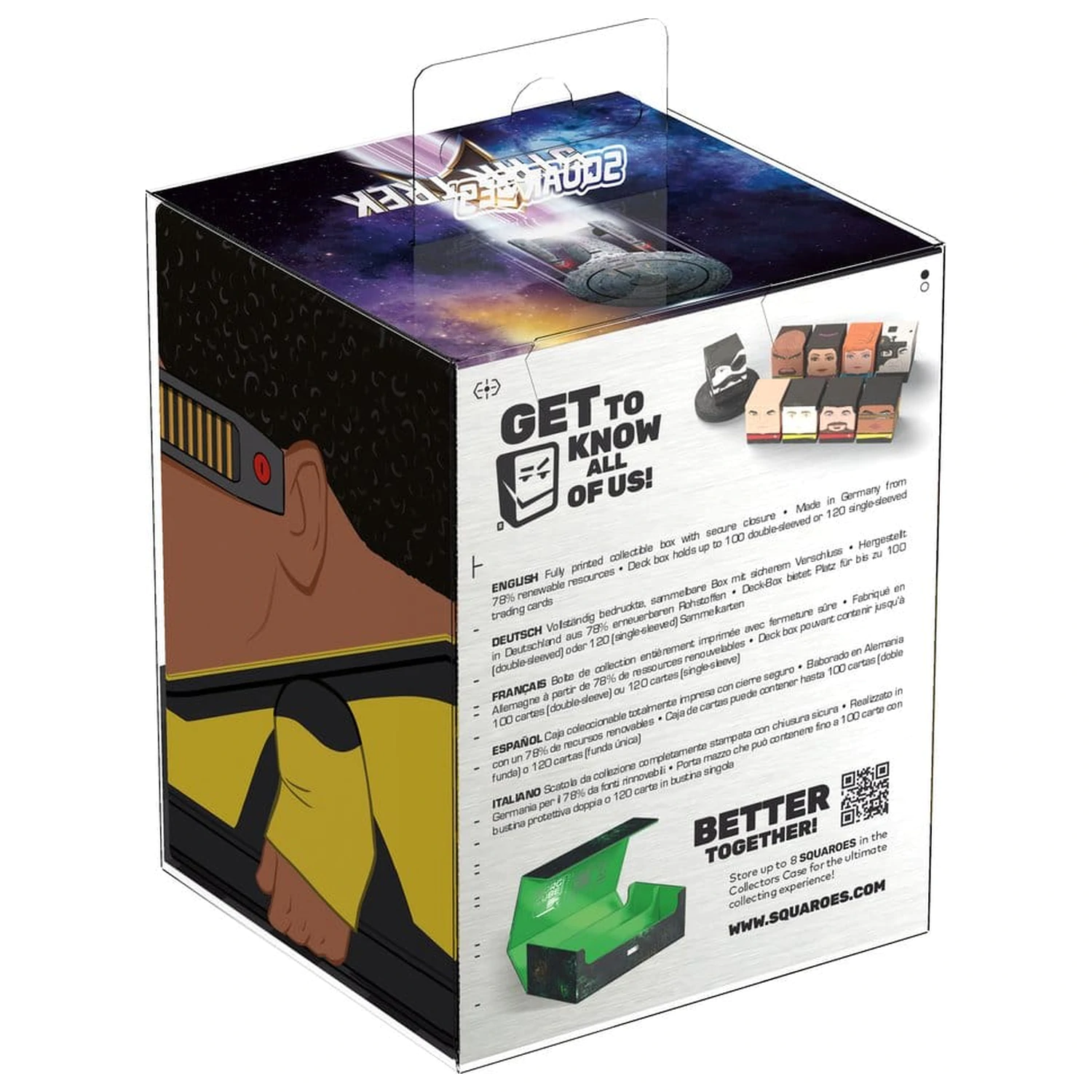 Squaroes Squaroe Star Trek: The Next Generation ST022 - Geordi La Forge zdjęcie produktu