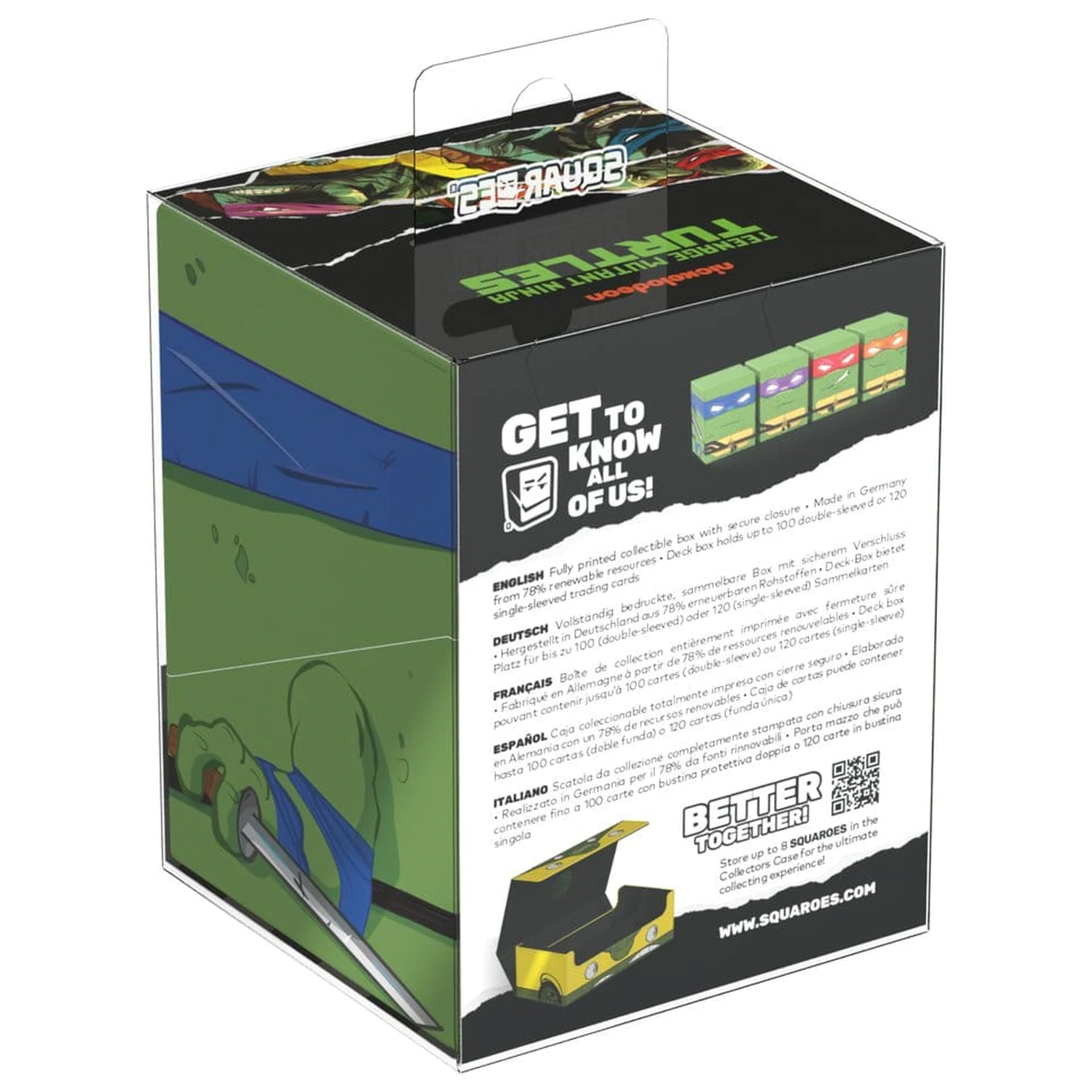 Squaroes Squaroe Teenage Mutant Ninja Turtles™ NT014 – Action Mode Leonardo zdjęcie produktu