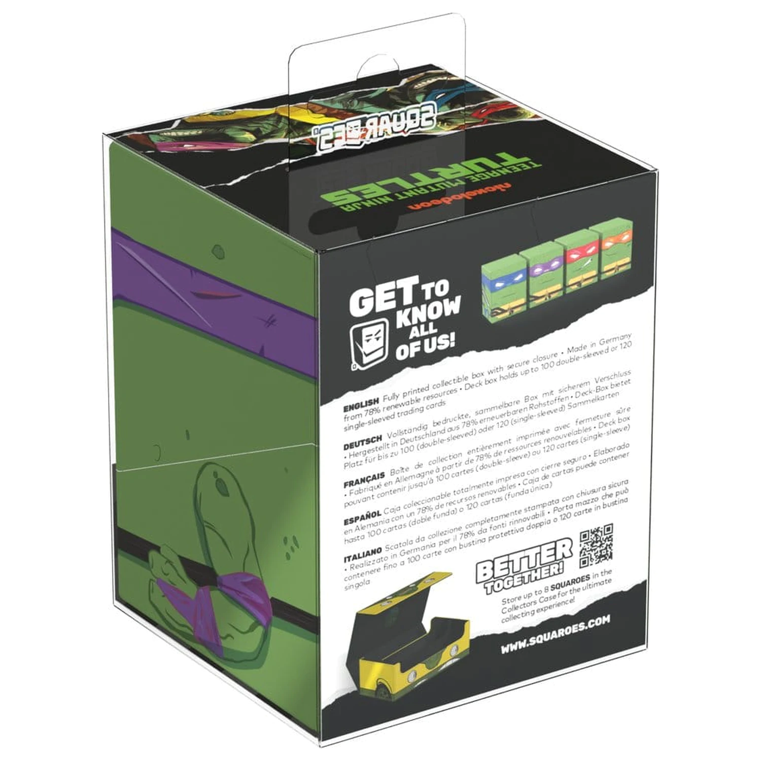Squaroes Squaroe Teenage Mutant Ninja Turtles™ NT015 – Tryb Akcji Donatello zdjęcie produktu