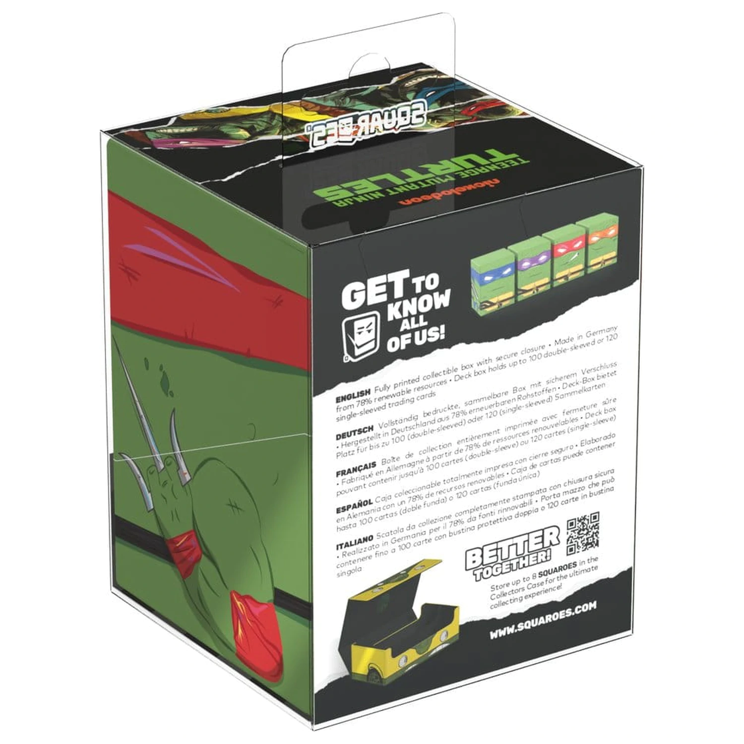 Squaroes Squaroe Teenage Mutant Ninja Turtles™ NT016 - Figurka Raphael w Trybie Akcji zdjęcie produktu