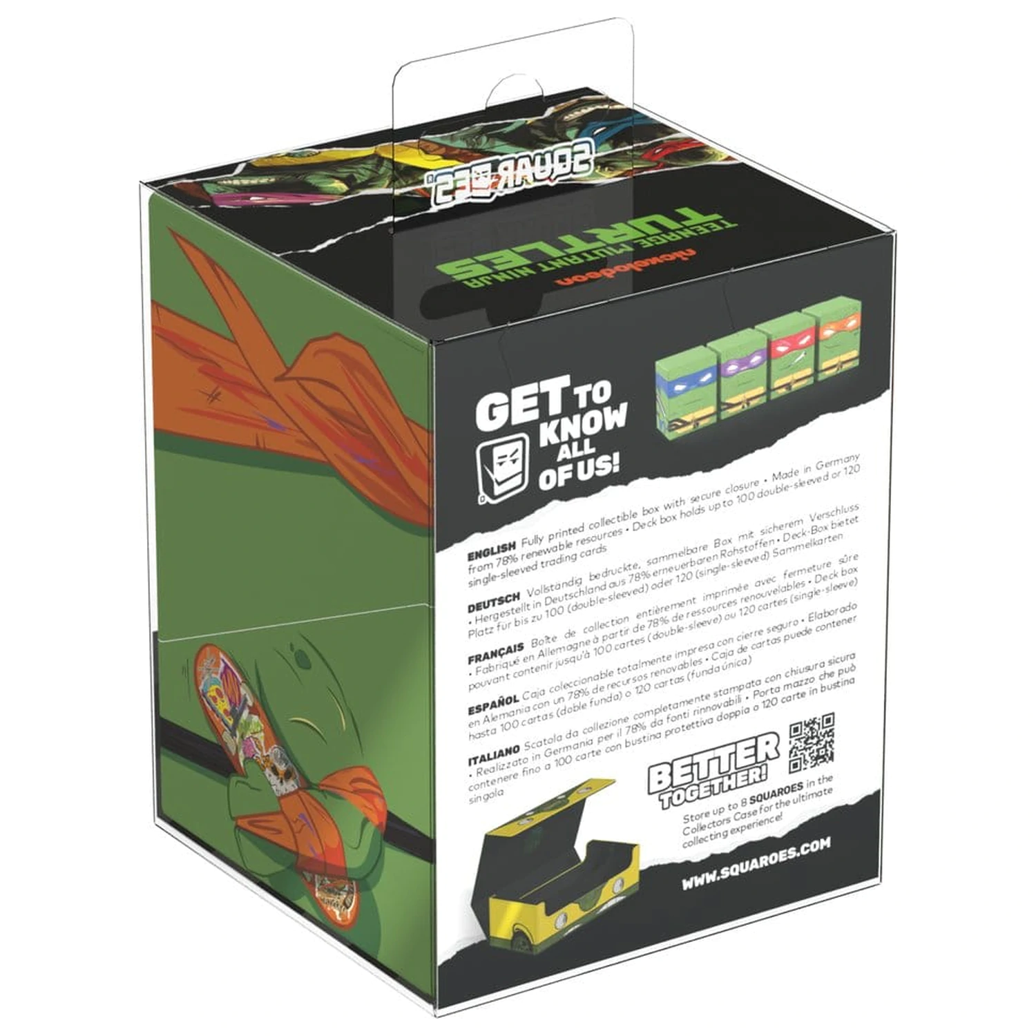 Squaroes Squaroe Teenage Mutant Ninja Turtles™ NT017 - Figurka w trybie akcji Michelangelo zdjęcie produktu