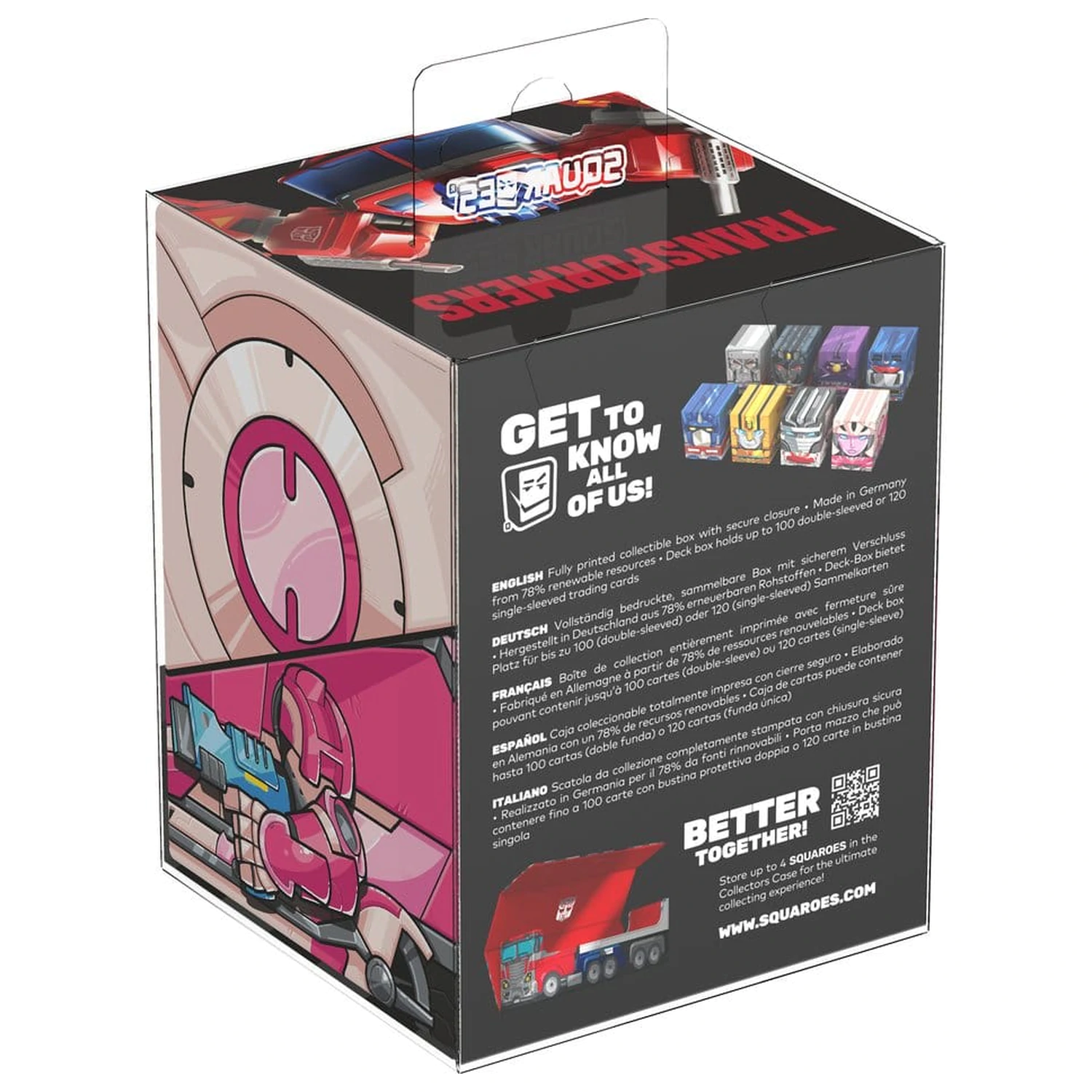 Squaroes Squaroe Transformers TR004 - Arcee zdjęcie produktu