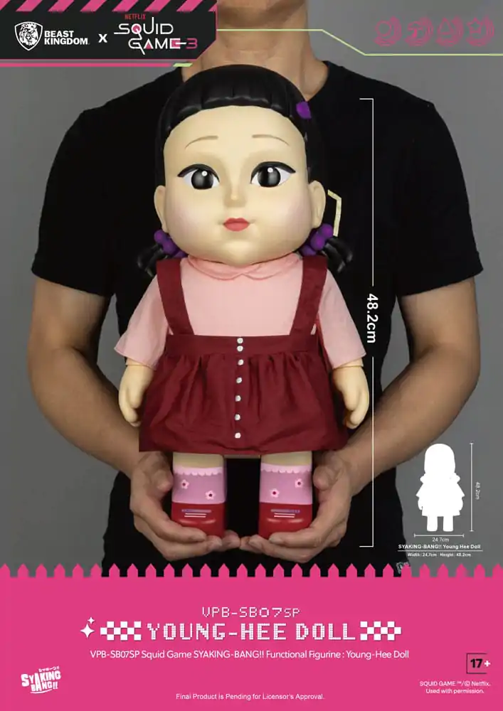 Squid Game Syaking Bang Figurka / Skarbonka Lalka Young-Hee Sezon 3 48 cm zdjęcie produktu