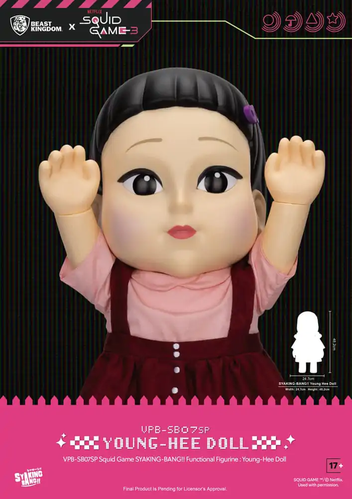 Squid Game Syaking Bang Figurka / Skarbonka Lalka Young-Hee Sezon 3 48 cm zdjęcie produktu