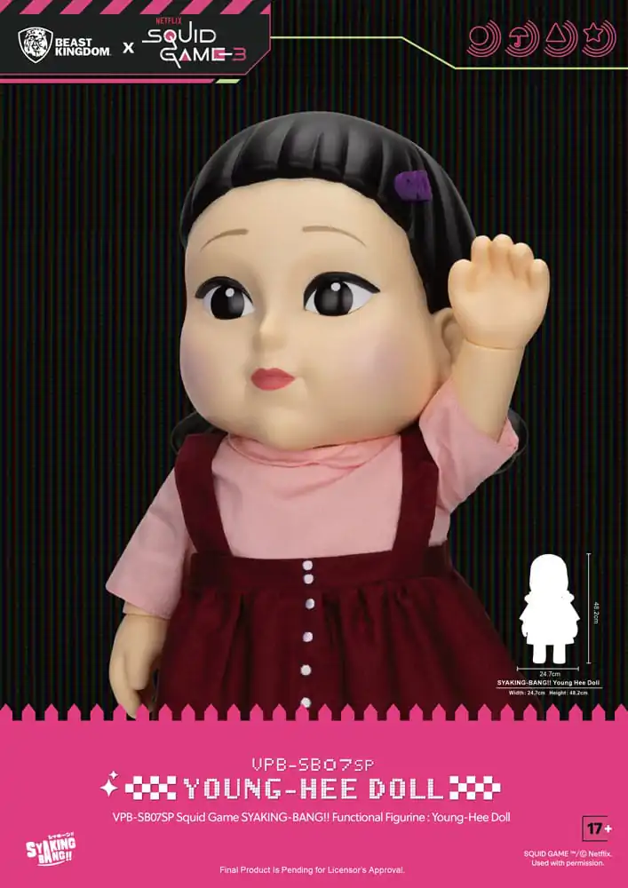 Squid Game Syaking Bang Figurka / Skarbonka Lalka Young-Hee Sezon 3 48 cm zdjęcie produktu