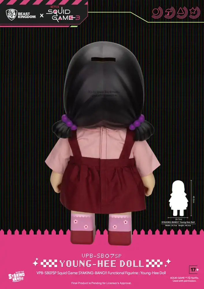 Squid Game Syaking Bang Figurka / Skarbonka Lalka Young-Hee Sezon 3 48 cm zdjęcie produktu