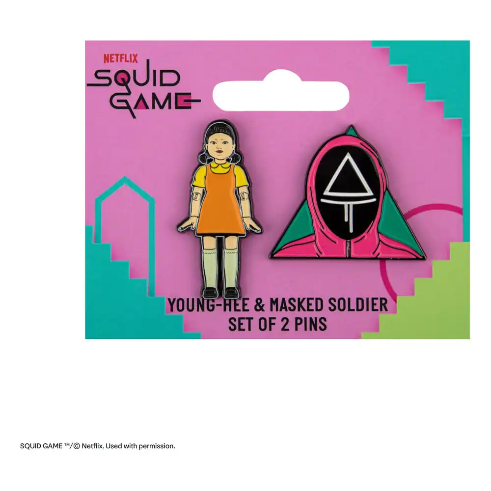 "Squid Game" Pins 2-Pack Young-hee & Żołnierz zdjęcie produktu