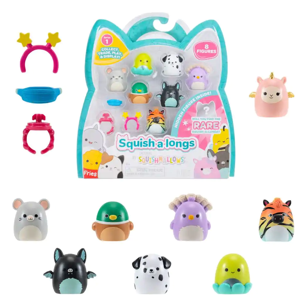 Squishmallow Squish a longs Minifigurki 8-pak Style 4 3 cm zdjęcie produktu