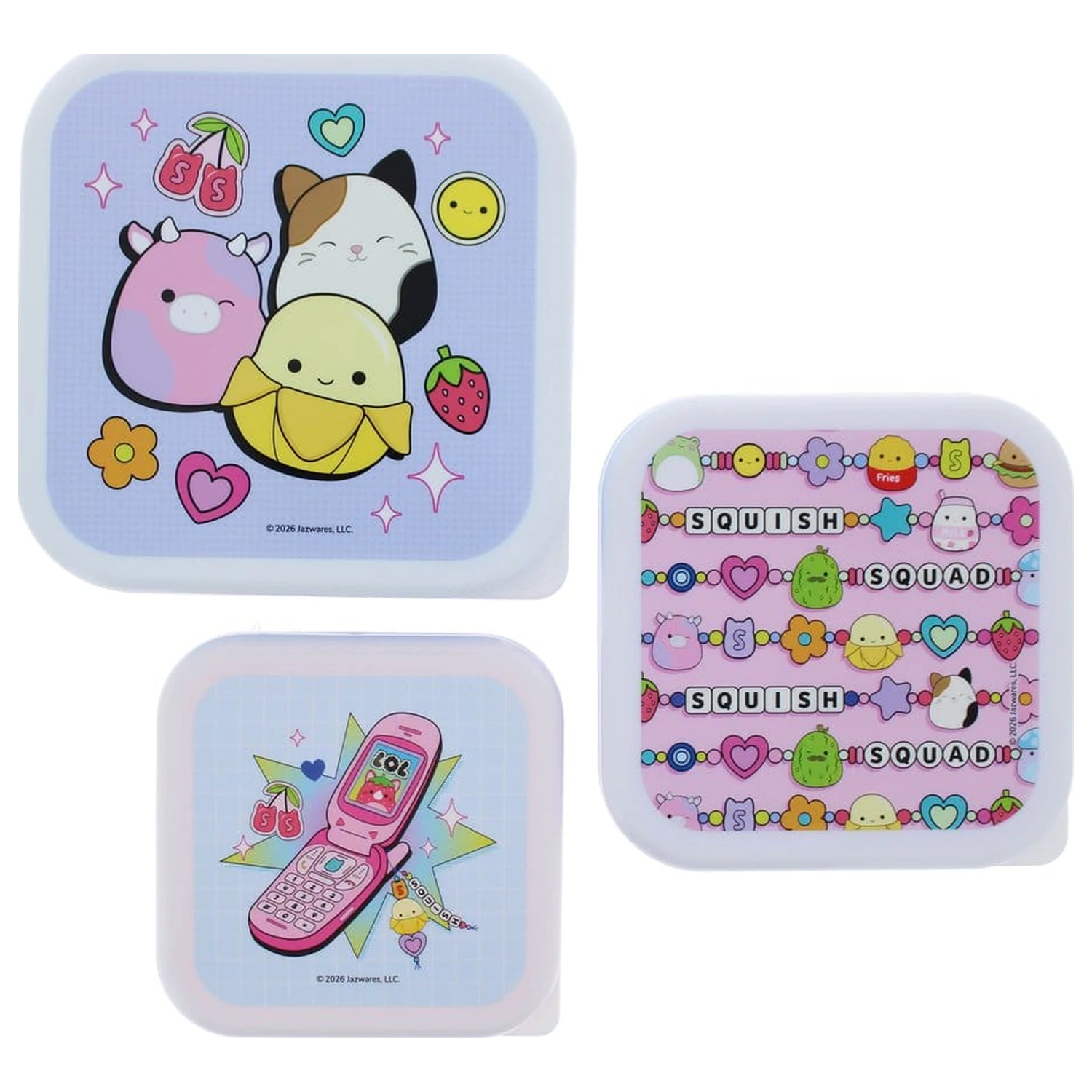 Squishmallows Snack Boxes Zestaw 3 szt. zdjęcie produktu