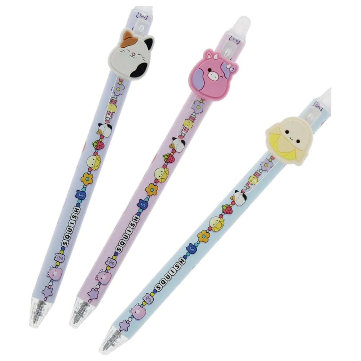 Squishmallows Erasable Gel Pen, 3-pak zdjęcie produktu
