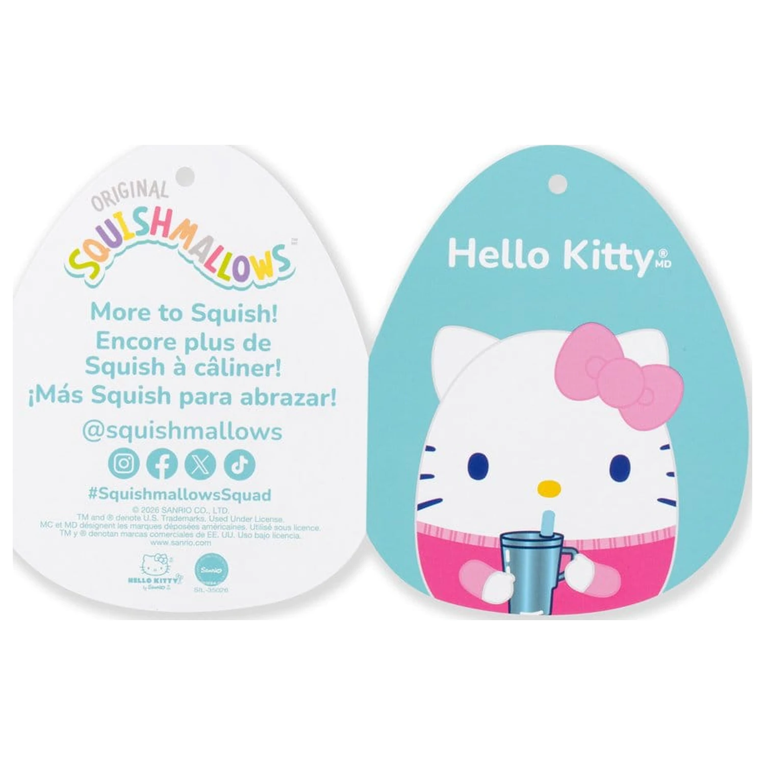 Squishmallows Hello Kitty and Friends plusz Hello Kitty Cup 30 cm zdjęcie produktu