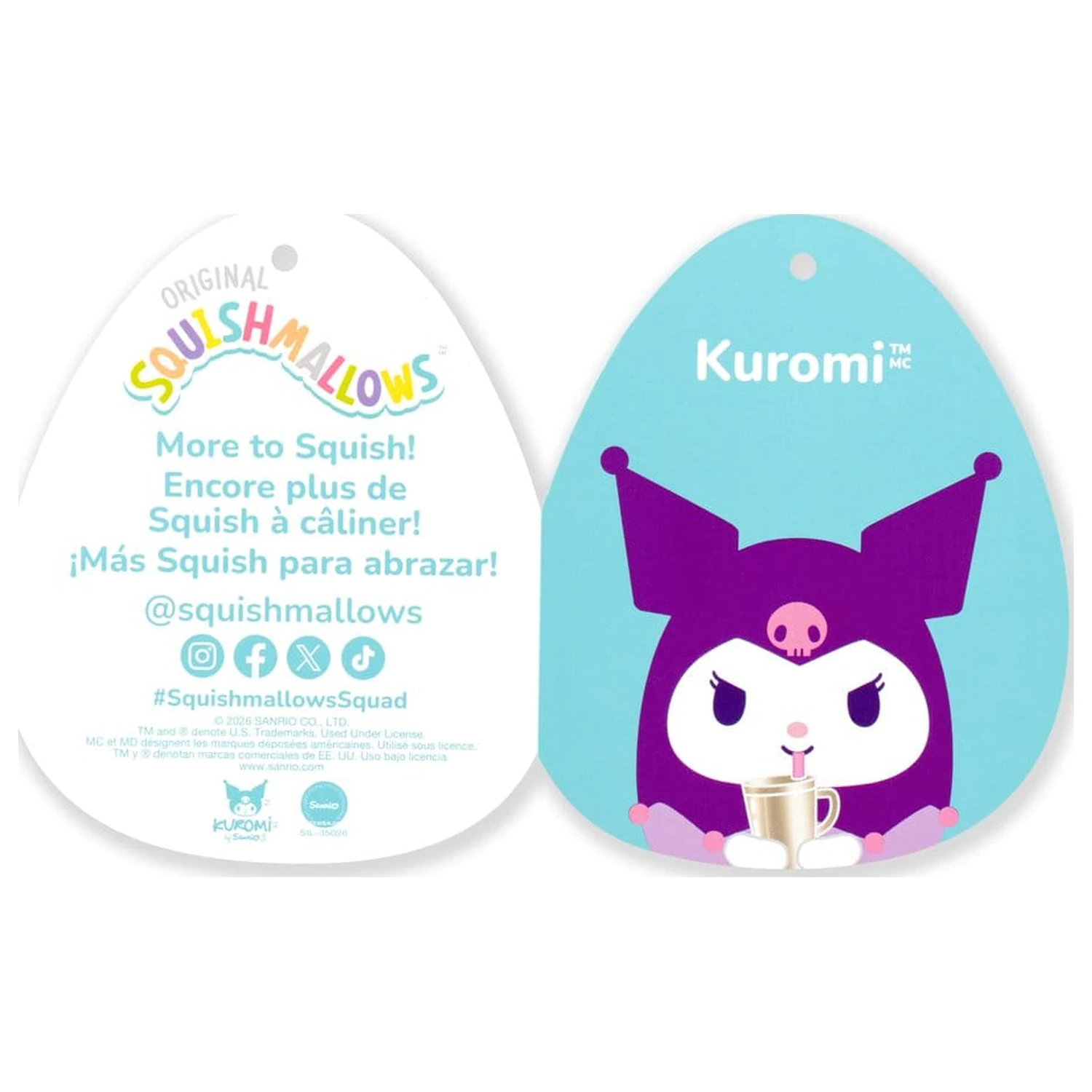 Squishmallows Hello Kitty and Friends Plusz Kuromi Cup 30 cm zdjęcie produktu