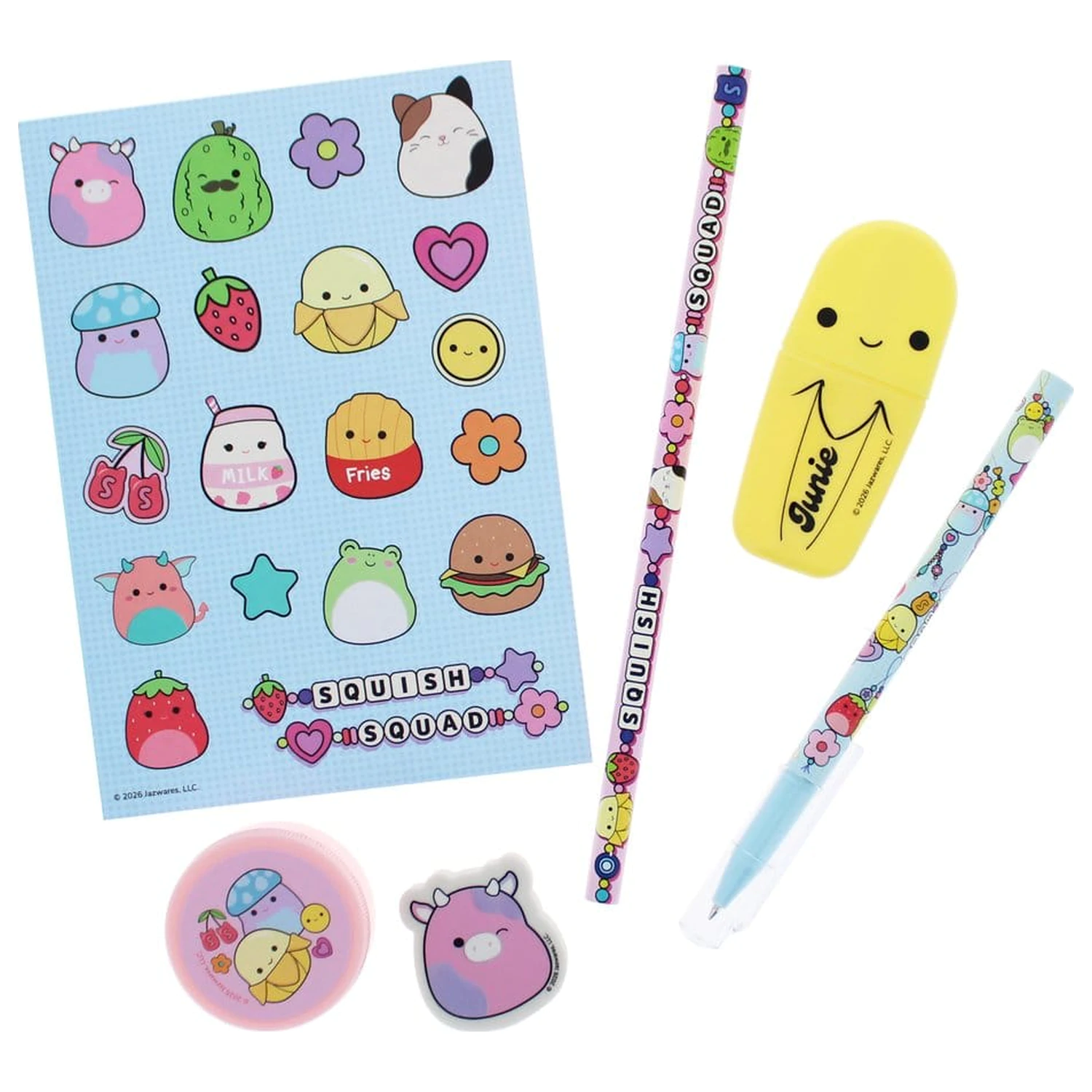 Squishmallows Zestaw artykułów piśmiennych Squish Squad 7-częściowy zdjęcie produktu