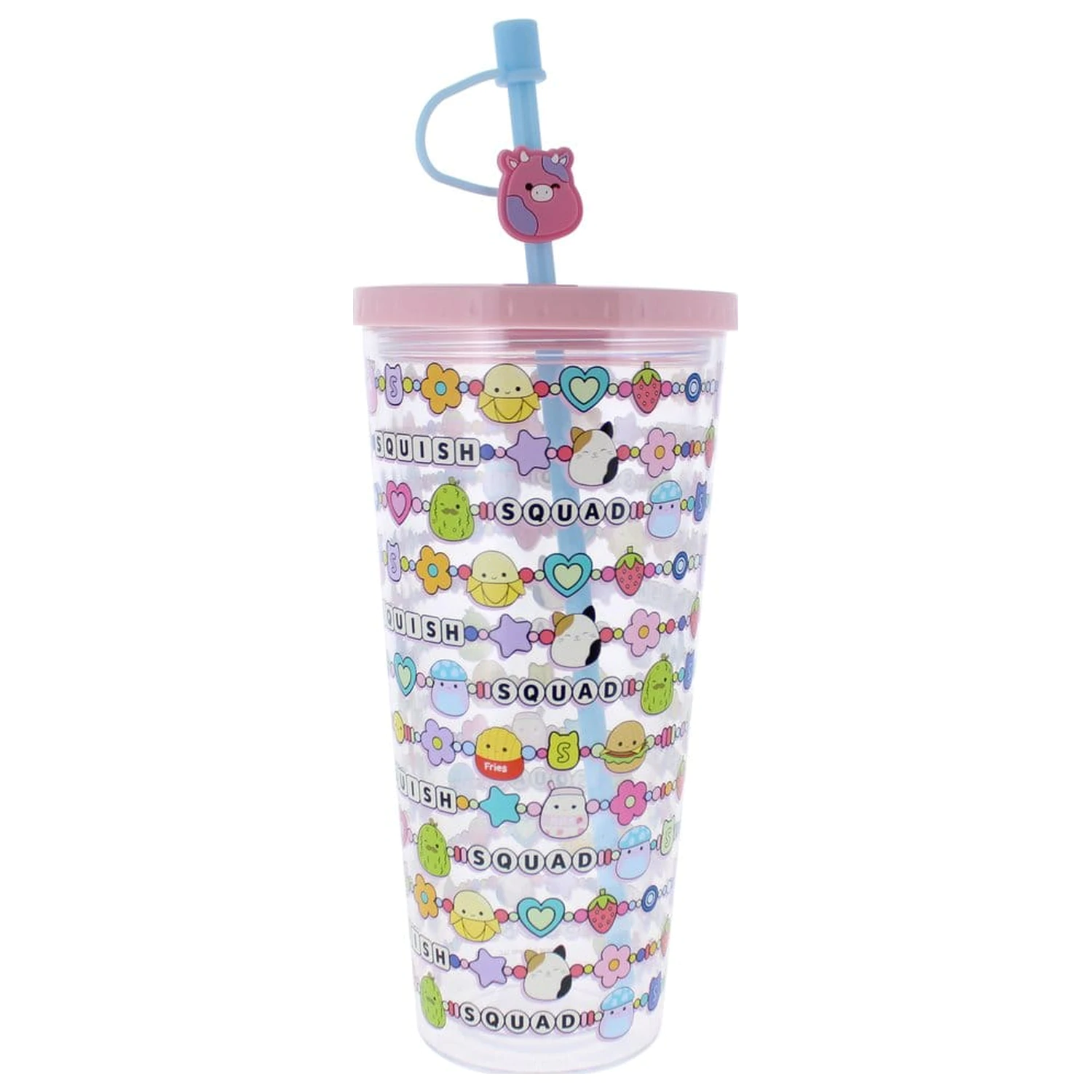 Squishmallows Kubek termiczny ze słomką Squish Squad 700 ml zdjęcie produktu